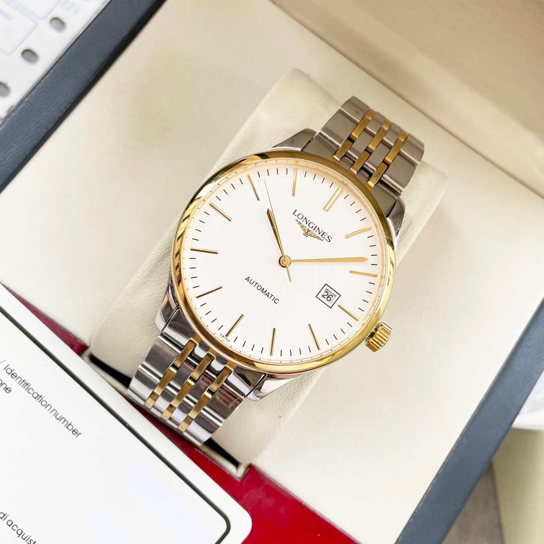 Alternative view of white Longines Elegant Two-Tone - Longines Elegant Two-Tone - White