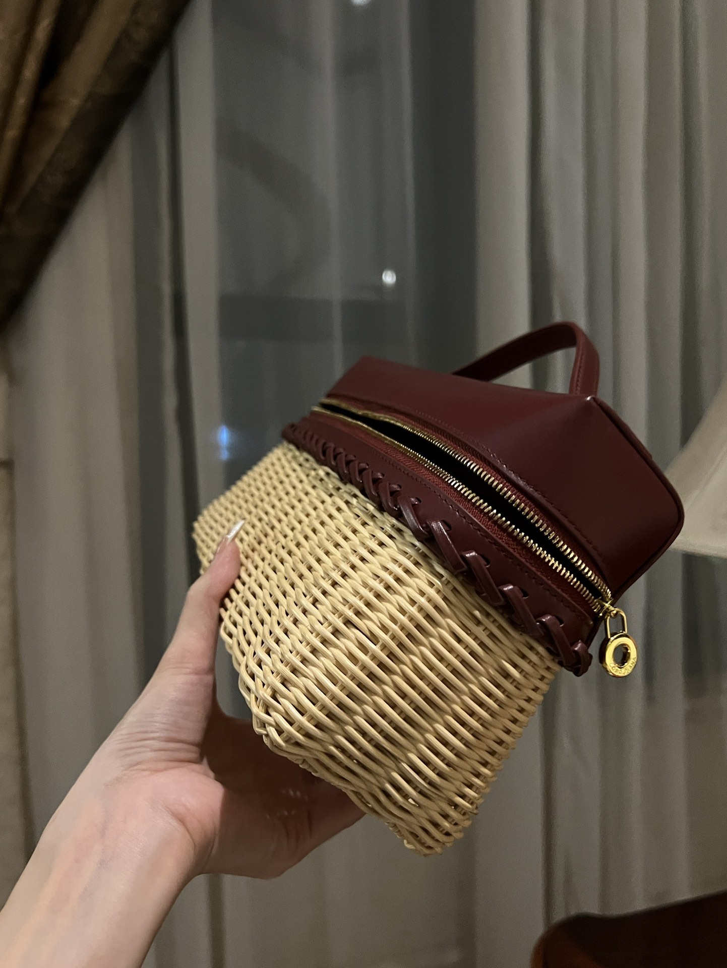 Loro Piana Extra Pocket L27 Brown Crossbody Bag in Wick