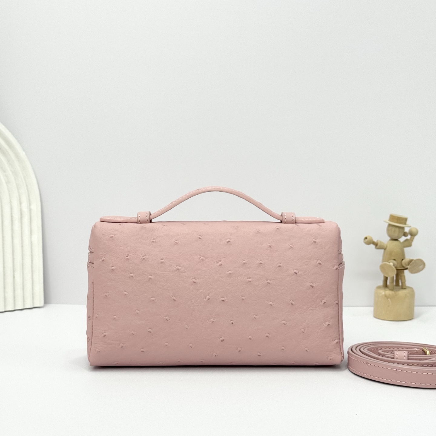 Loro Piana Extra Pocket L27 Peach Ostrich |pink