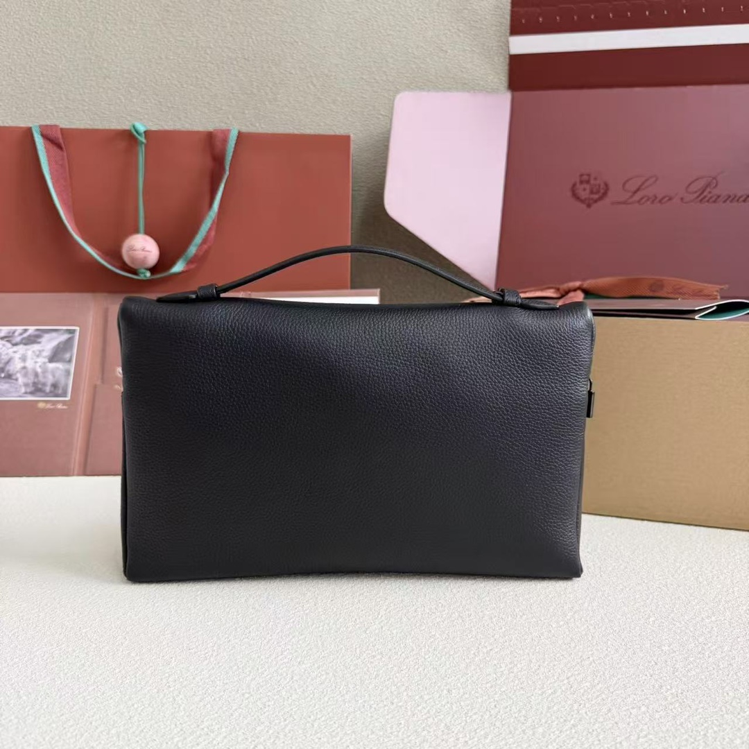 Loro Piana - Full-Grain Leather Pouch Loro Piana Loro Piana04919