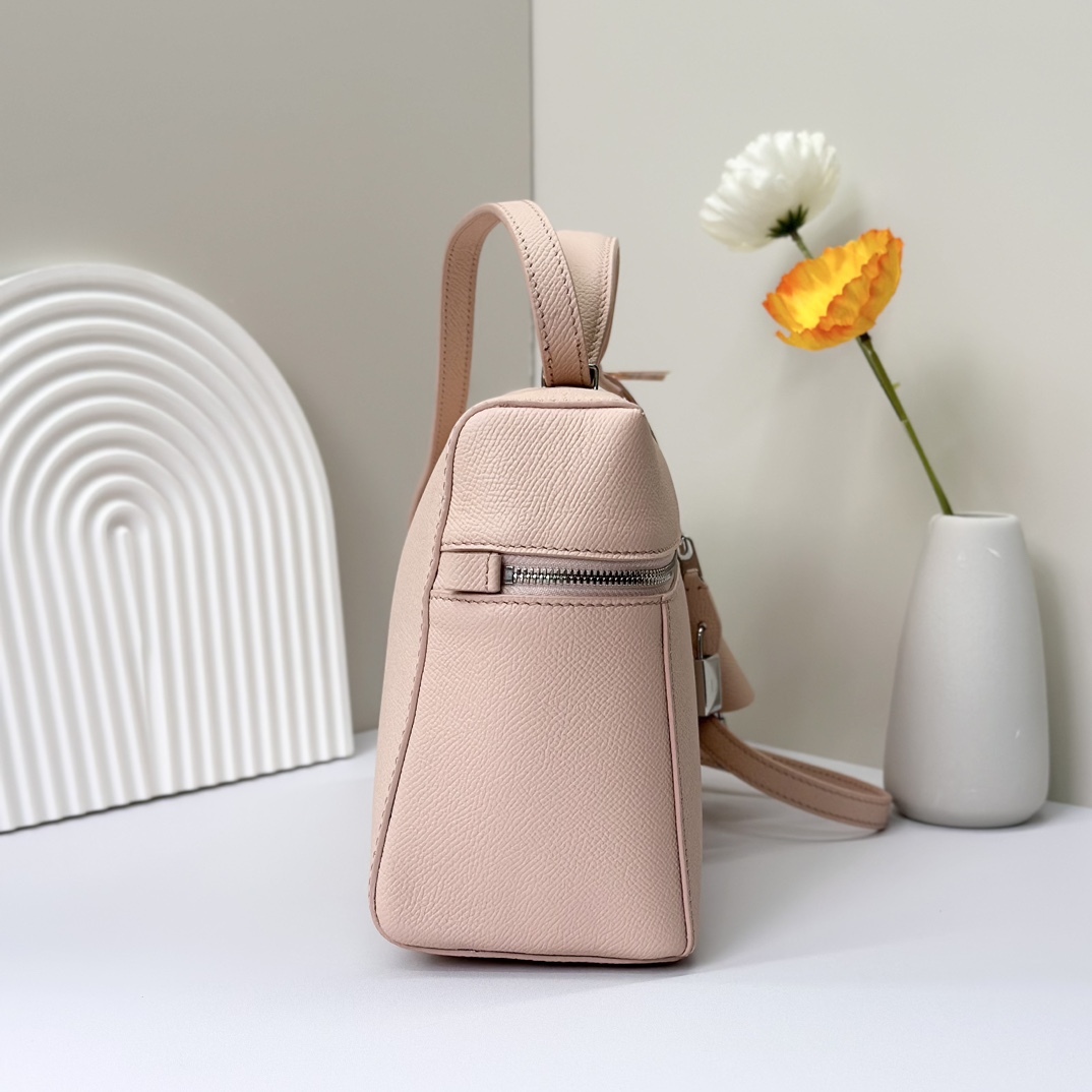 Loro Piana L27 Pochette Extra Pocket Embossed Pink