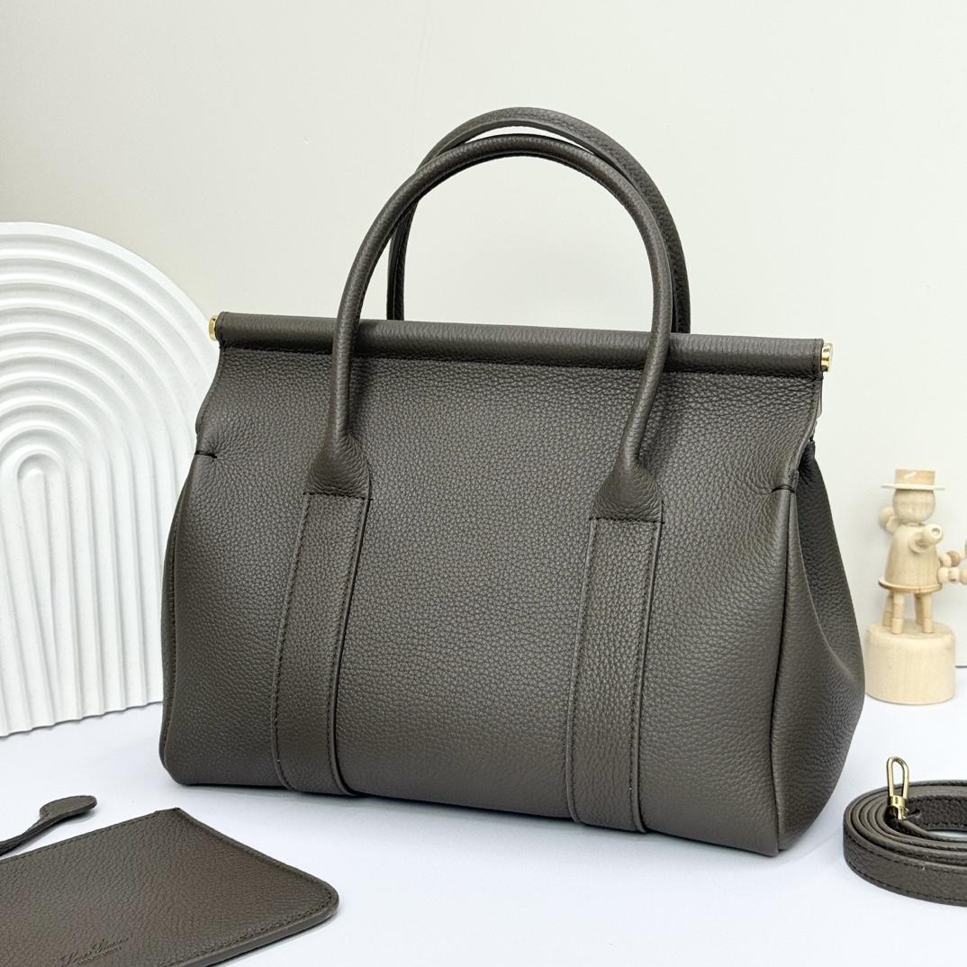 Loro Piana Loom bag L32 Grained Calfskin Rain Drops/Sun Gold | Loro Piana CY