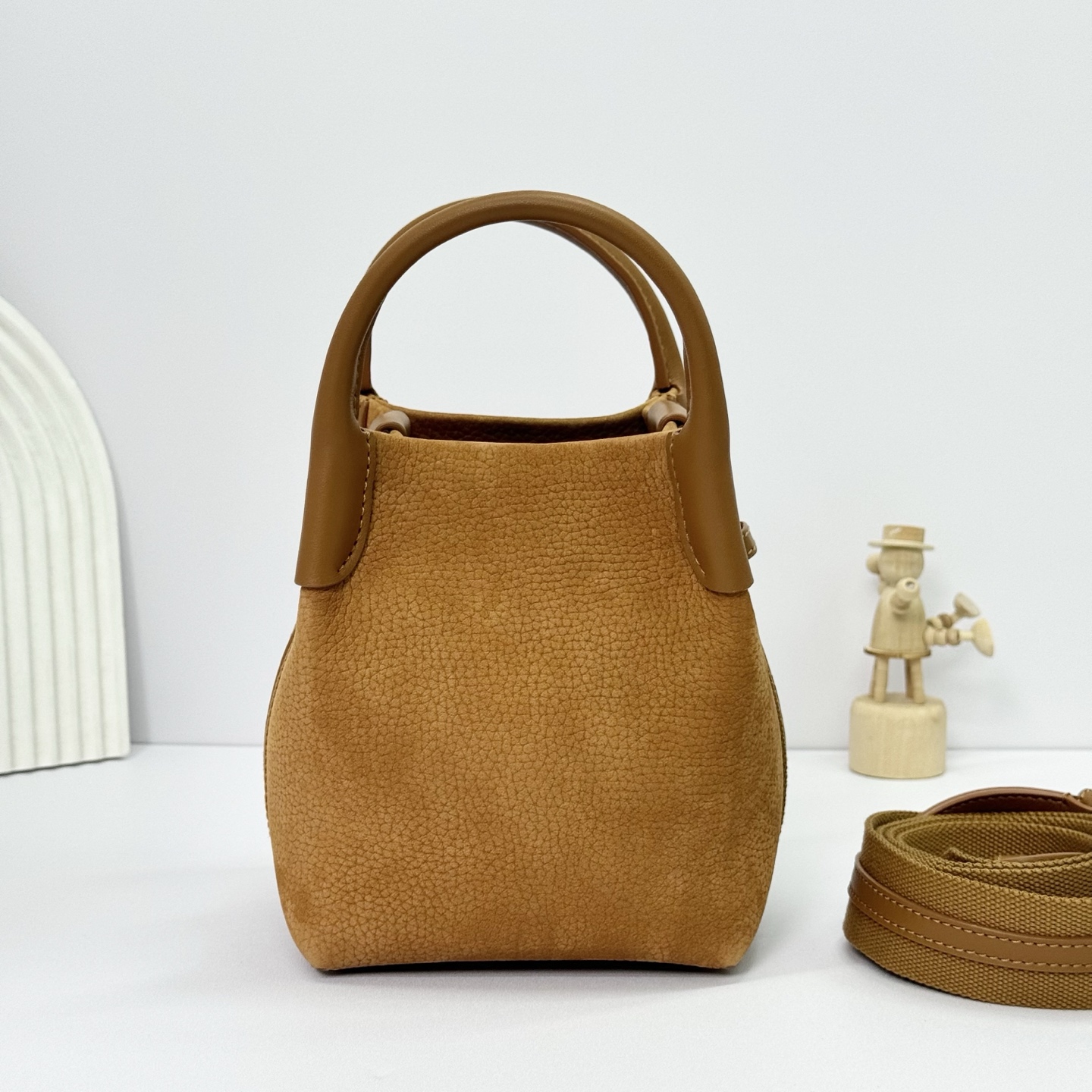 Loro Piana Micro Bale bag Grained Calfskin SPICED CURRY | Loro Piana