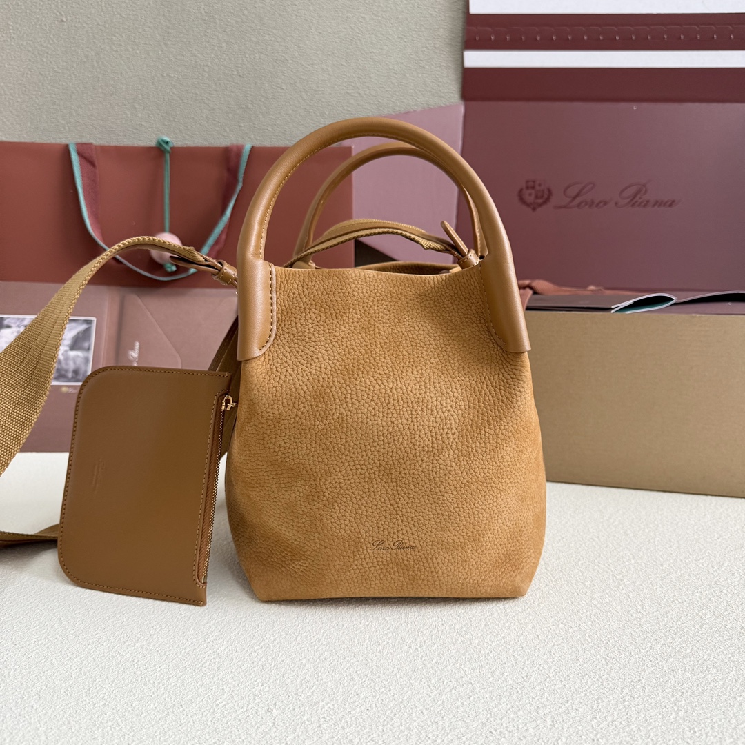Loro Piana Small Bale Bag in Brown | Loro Piana04899
