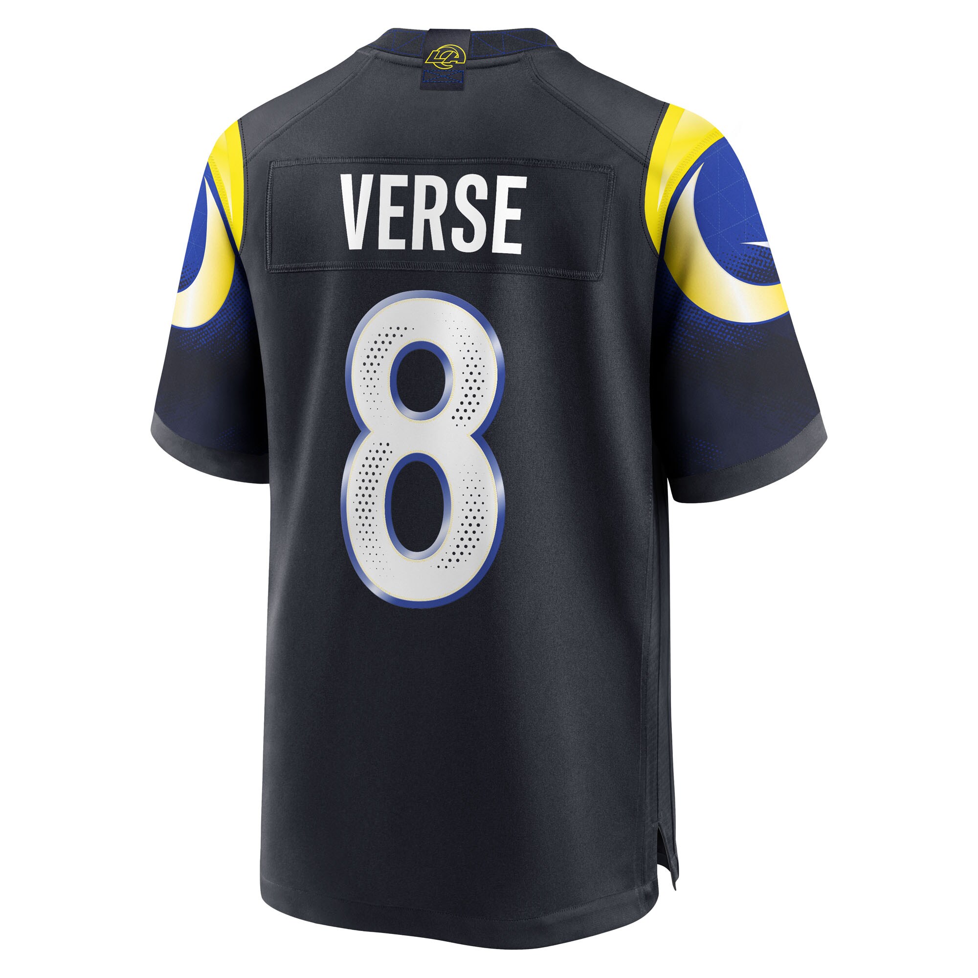 Los Angeles Rams Nike Game Rivalry Jersey – Pitch Blue – Jared Verse – Mens