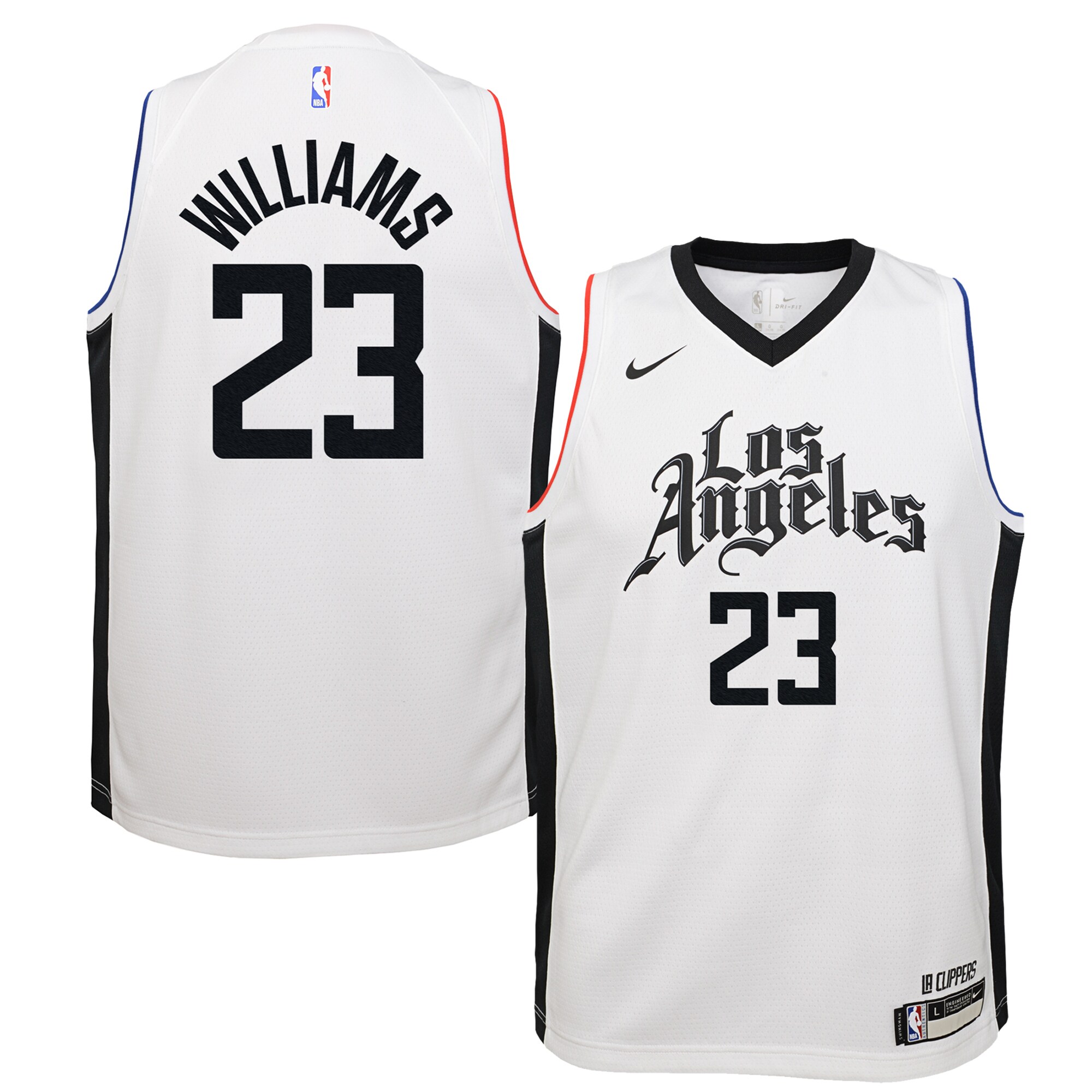 Lou Williams Clippers White Jersey
