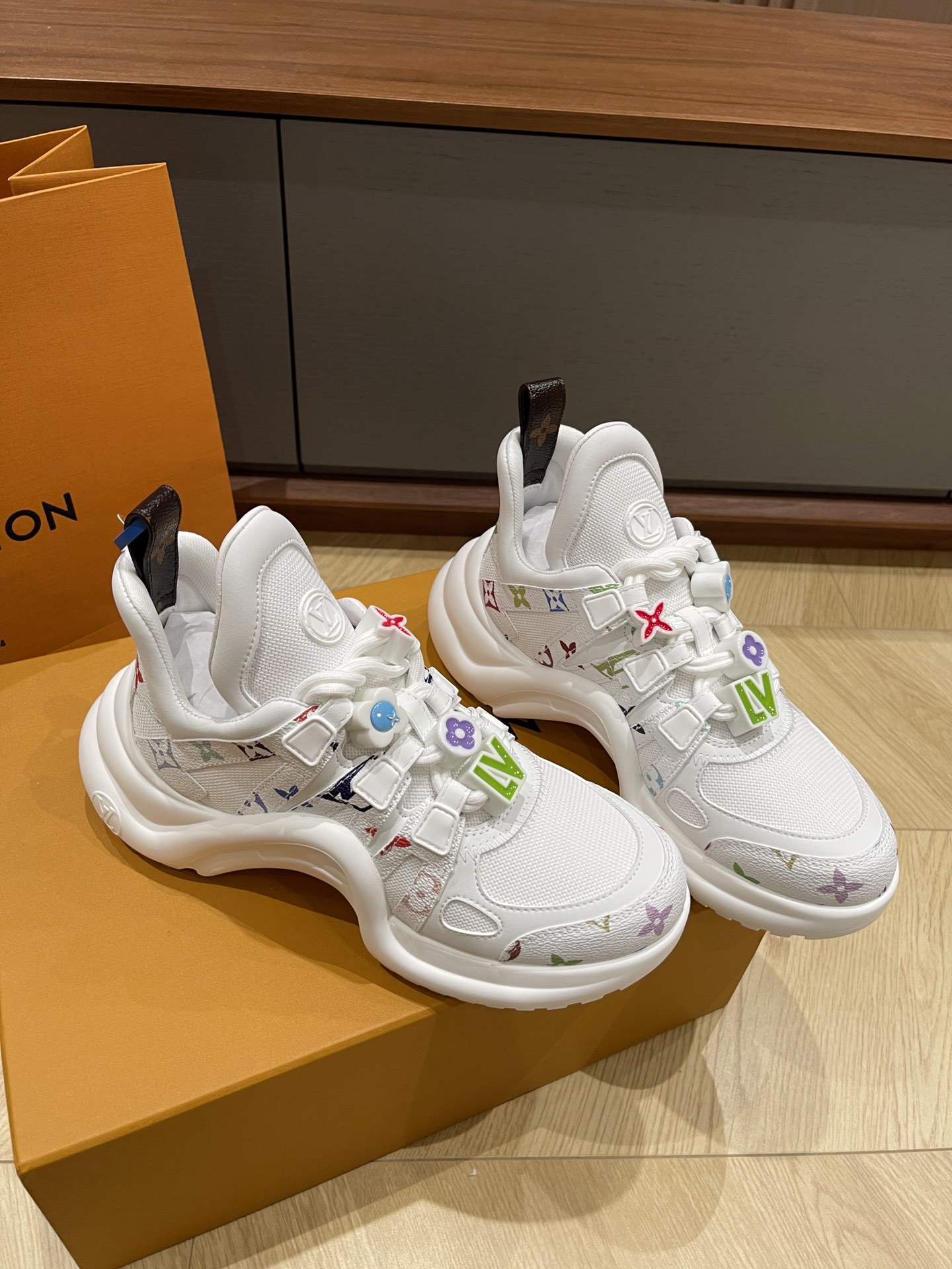 Louis Vuitton Archlight White Monogram Sneakers