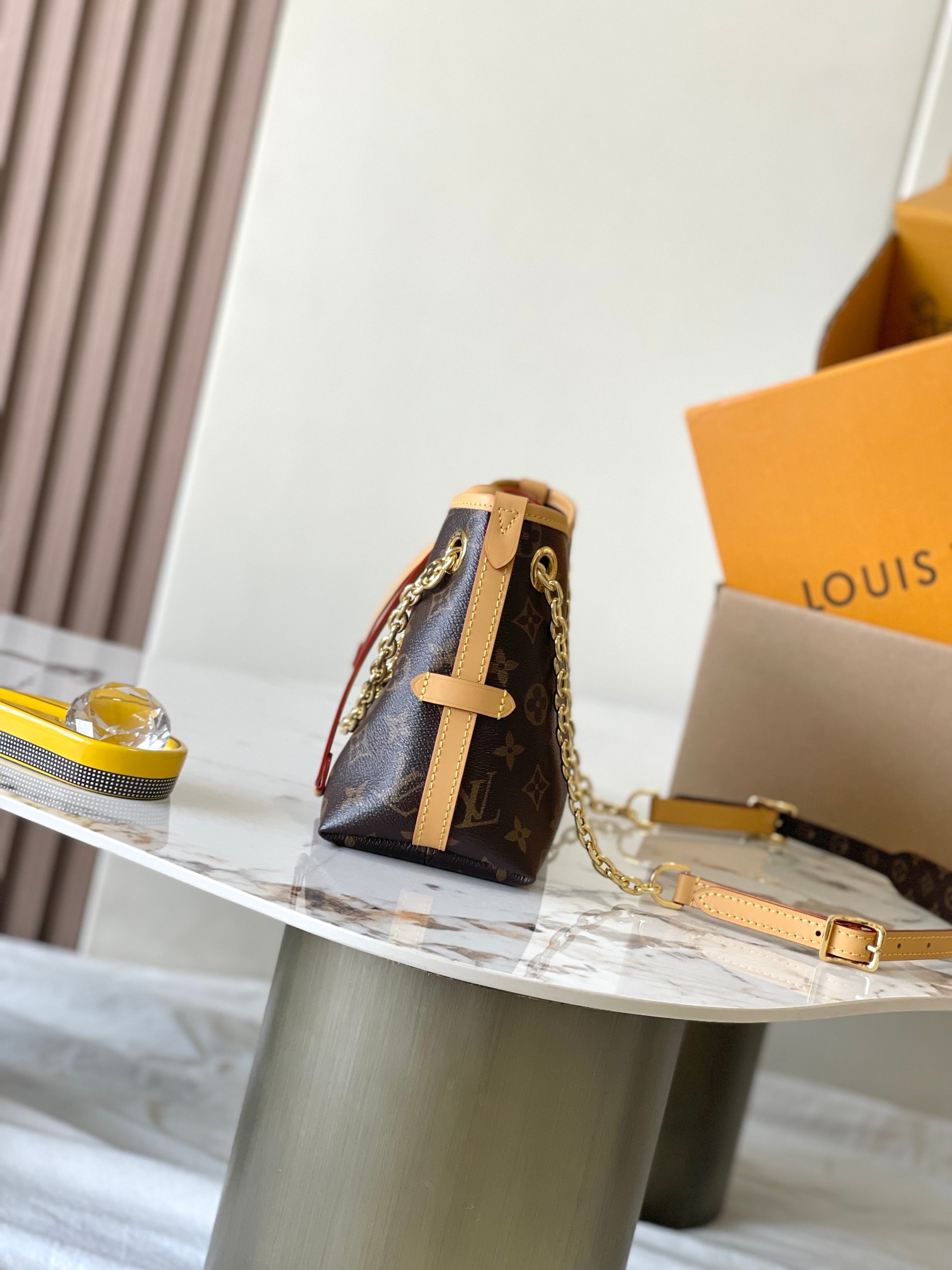 Louis Vuitton | Bags | Louis Vuitton Damier Tote Pm Bag Brown Beige Neverfull