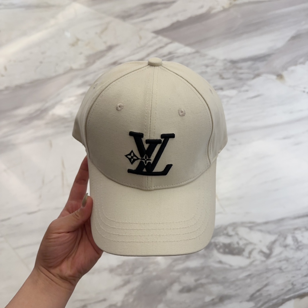 Louis Vuitton Beige “Only LV†Cap – Luxury Accessory