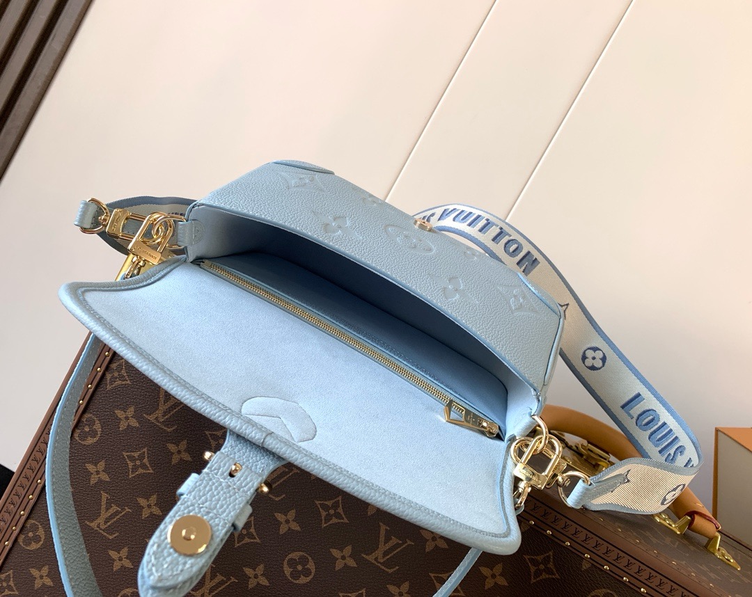Louis Vuitton Blue Hour Monogram Giant Empreinte Leather Diane NM Bag Louis Vuitton