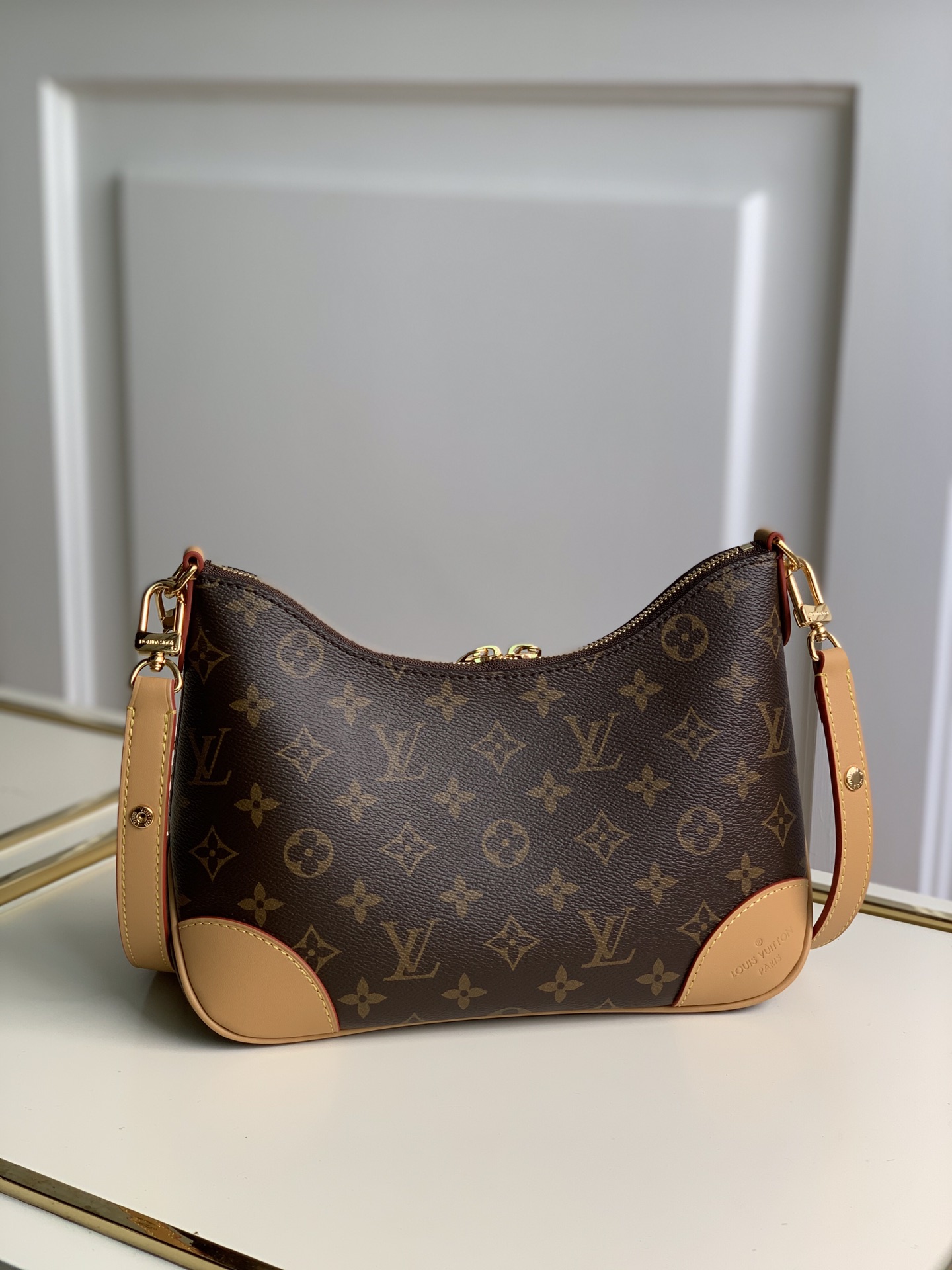 Louis Vuitton Boulogne Monogram Canvas 'Brown