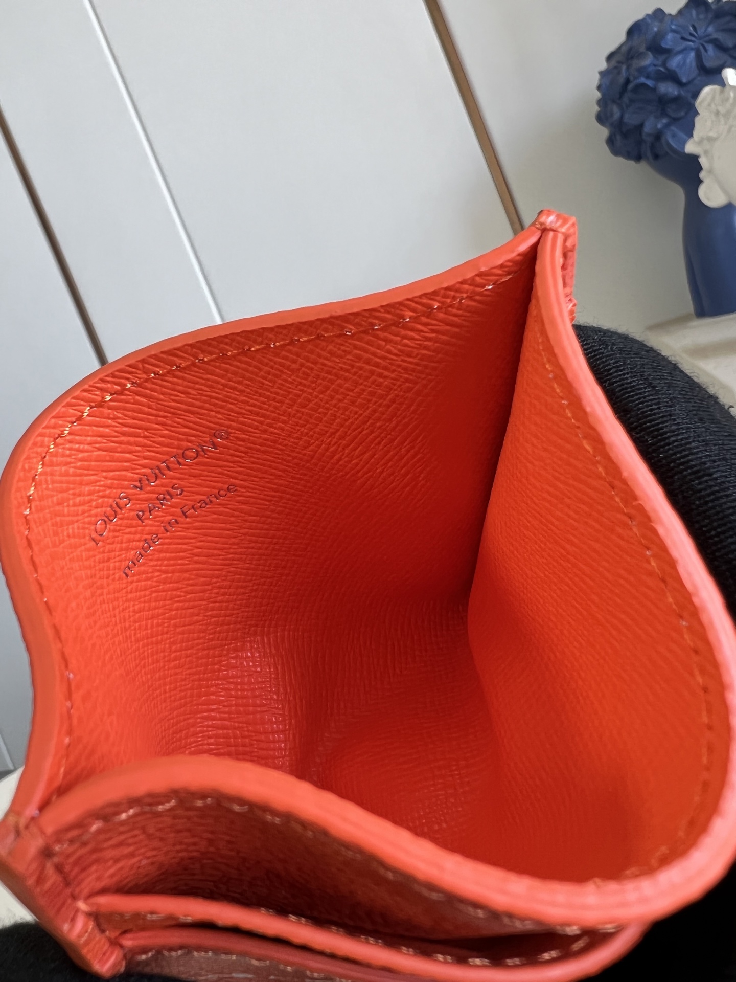 Louis Vuitton Brick Red Tennis Slender Bifold Wallet