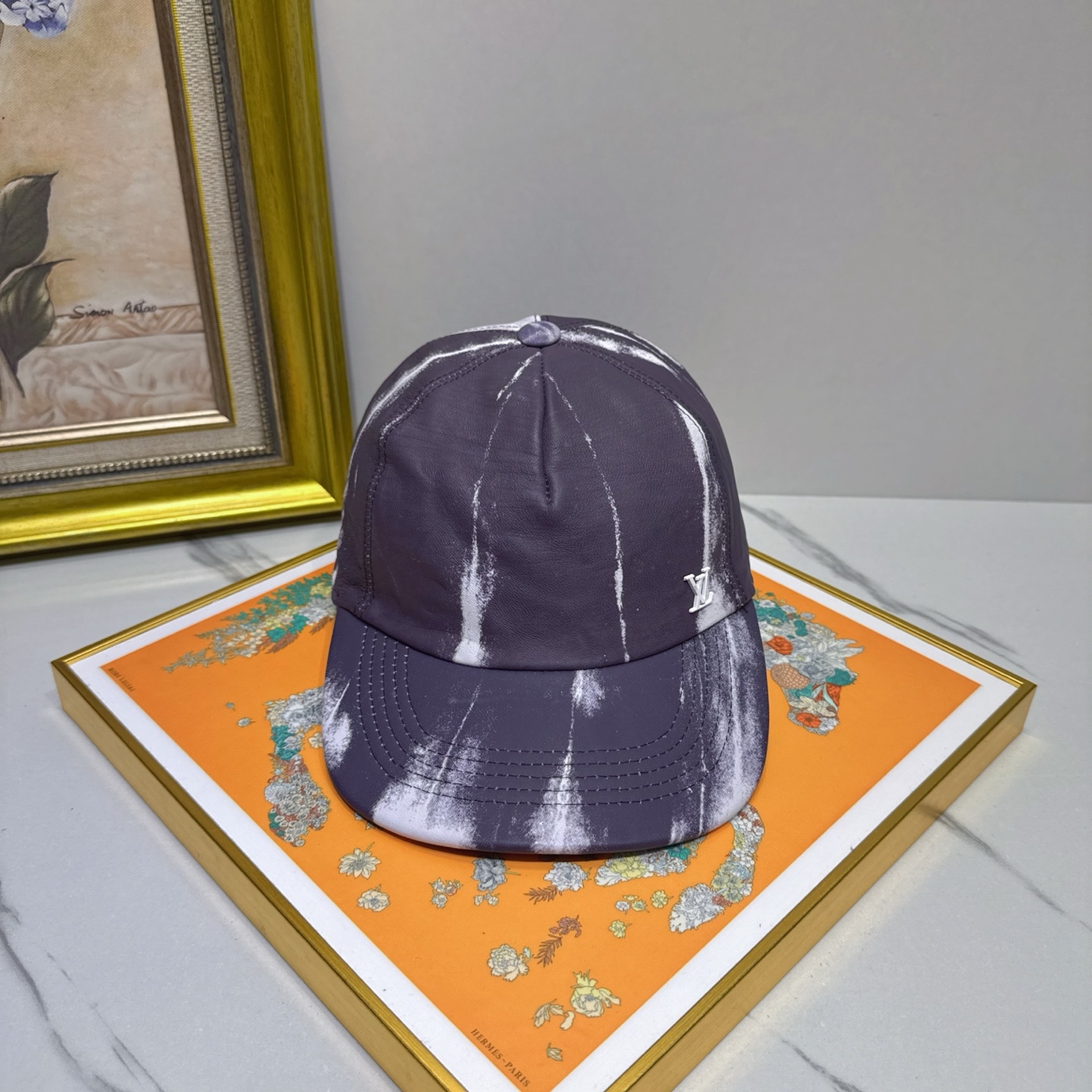 Louis Vuitton Grey Watercolor Cap - Designer Hat