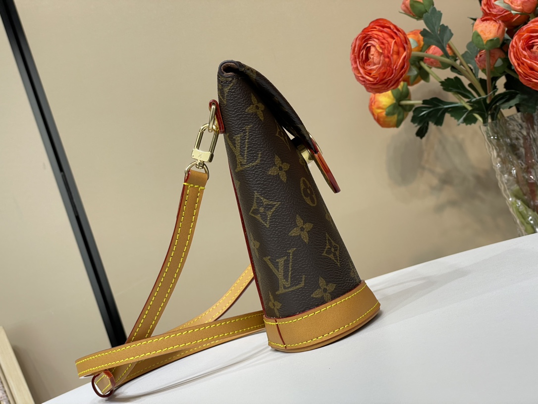 Louis Vuitton Brown Monogram Canvas Envelope Pouch Bag