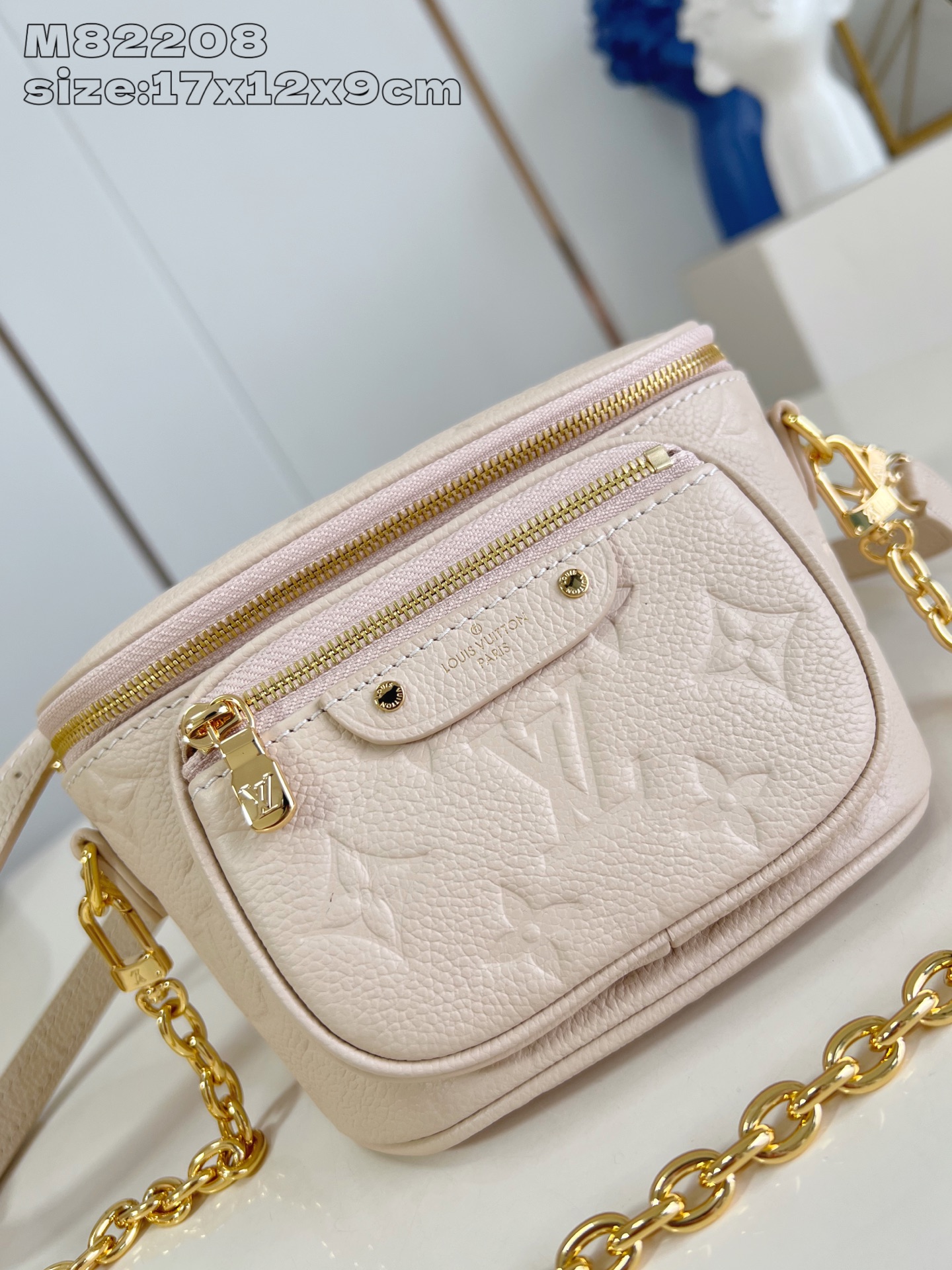 Louis Vuitton Bumbag Monogram Empreinte Mini Bag Beige