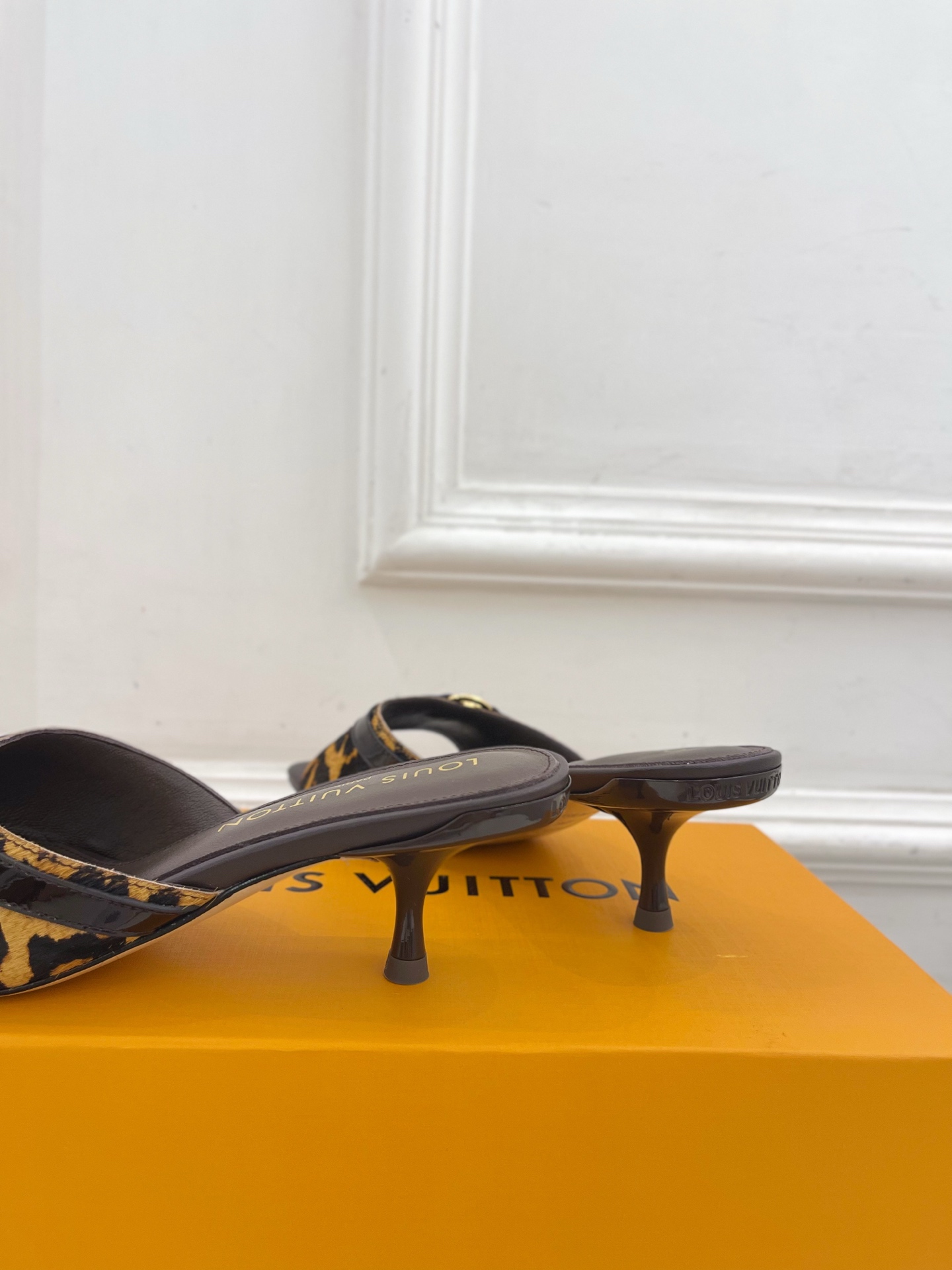 Louis Vuitton  Calf Hair 6AM Mules  Leopard Sold Out