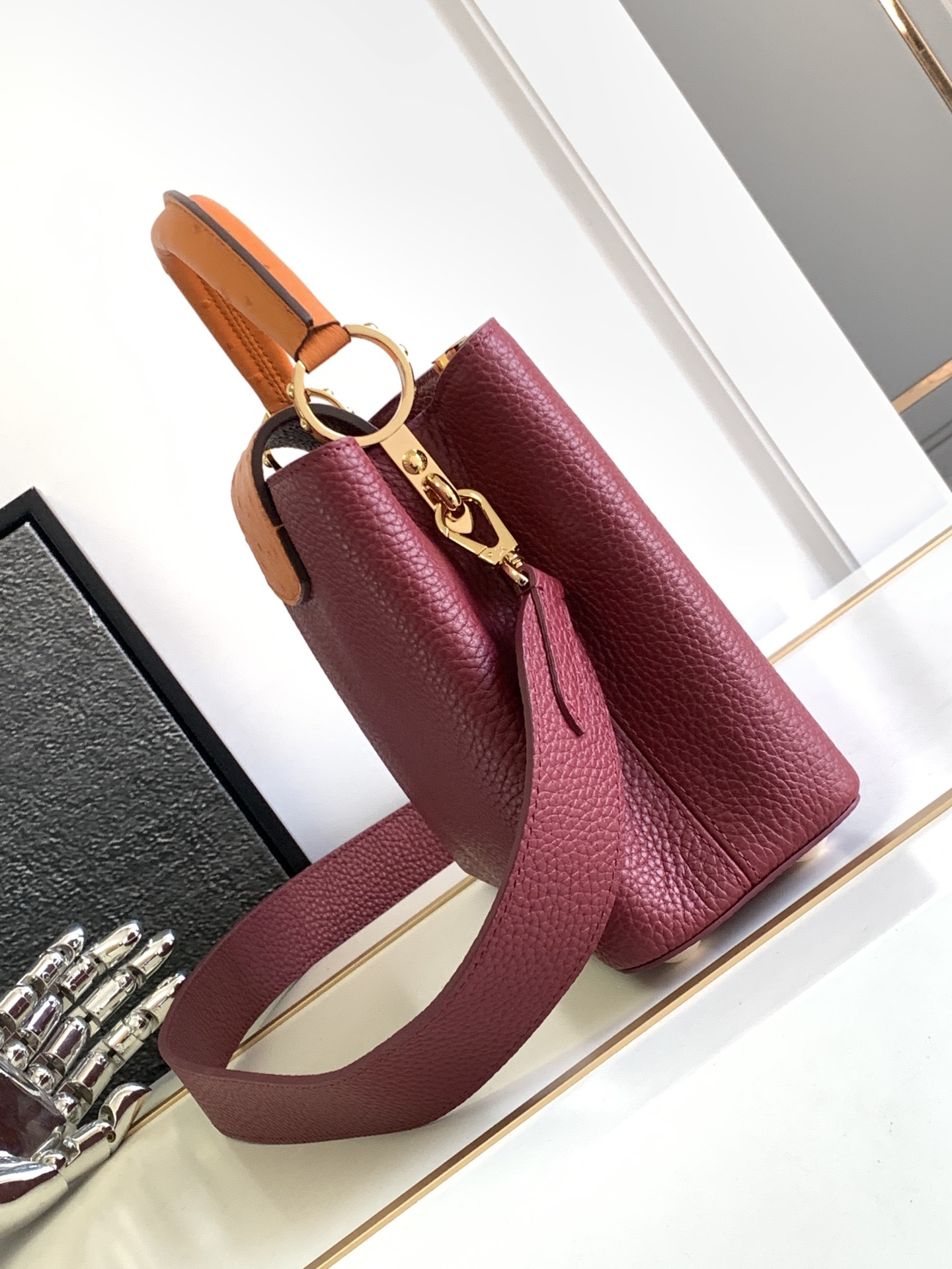 Louis Vuitton Capucines Mini with Ostrich Handle