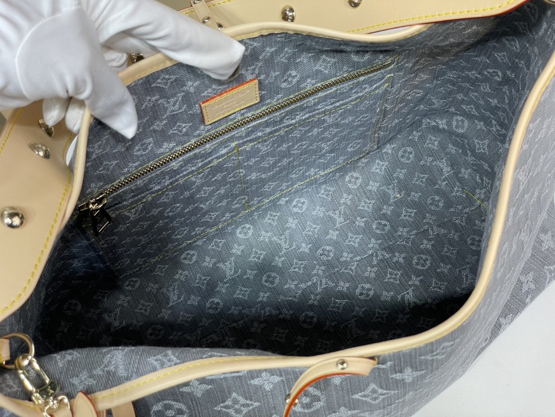 Louis Vuitton CarryAll MM Monogram Denim - Women - Handbags