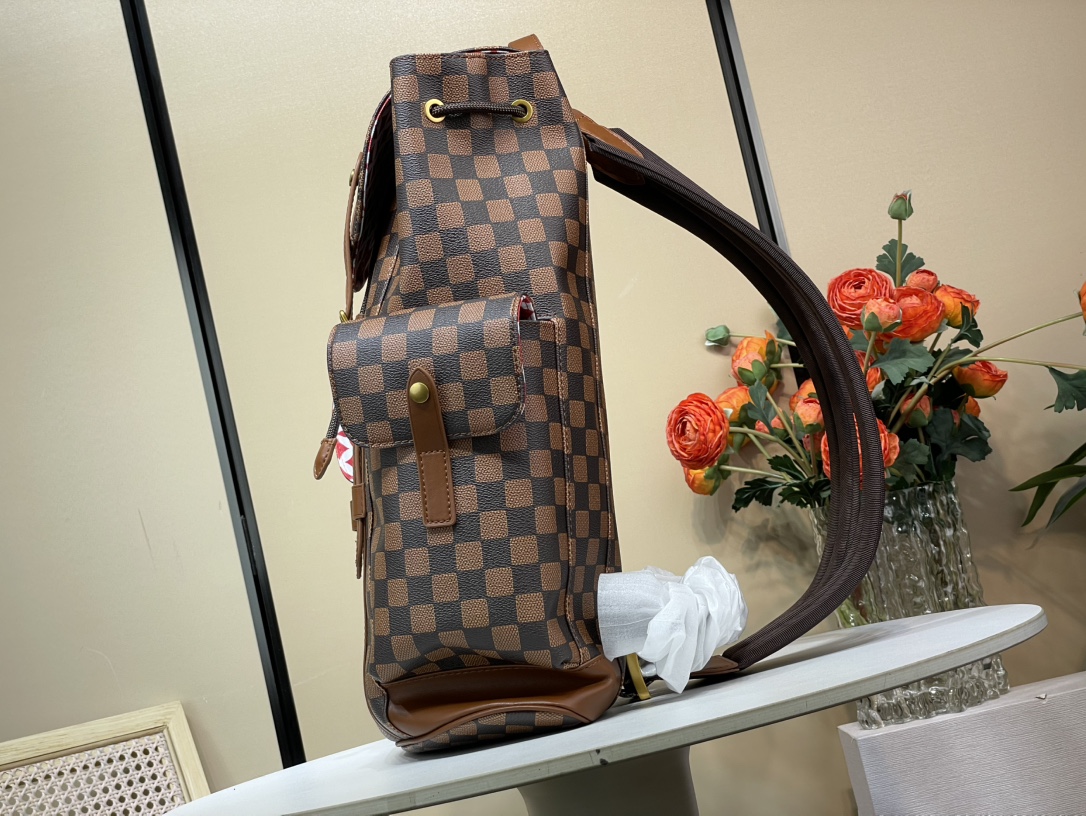 Louis Vuitton Christopher Backpack Brown BackpackUnisex Style