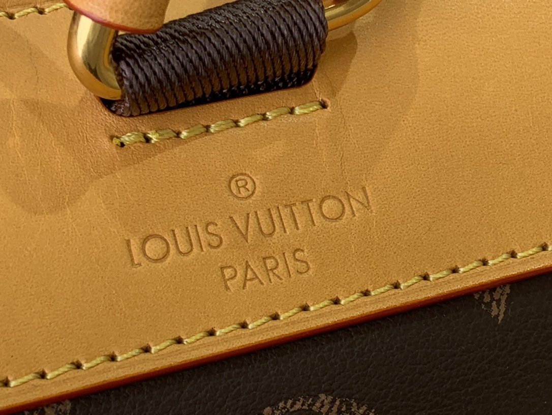 Louis Vuitton Christopher MM Monogram Macassar Yellow Backpack