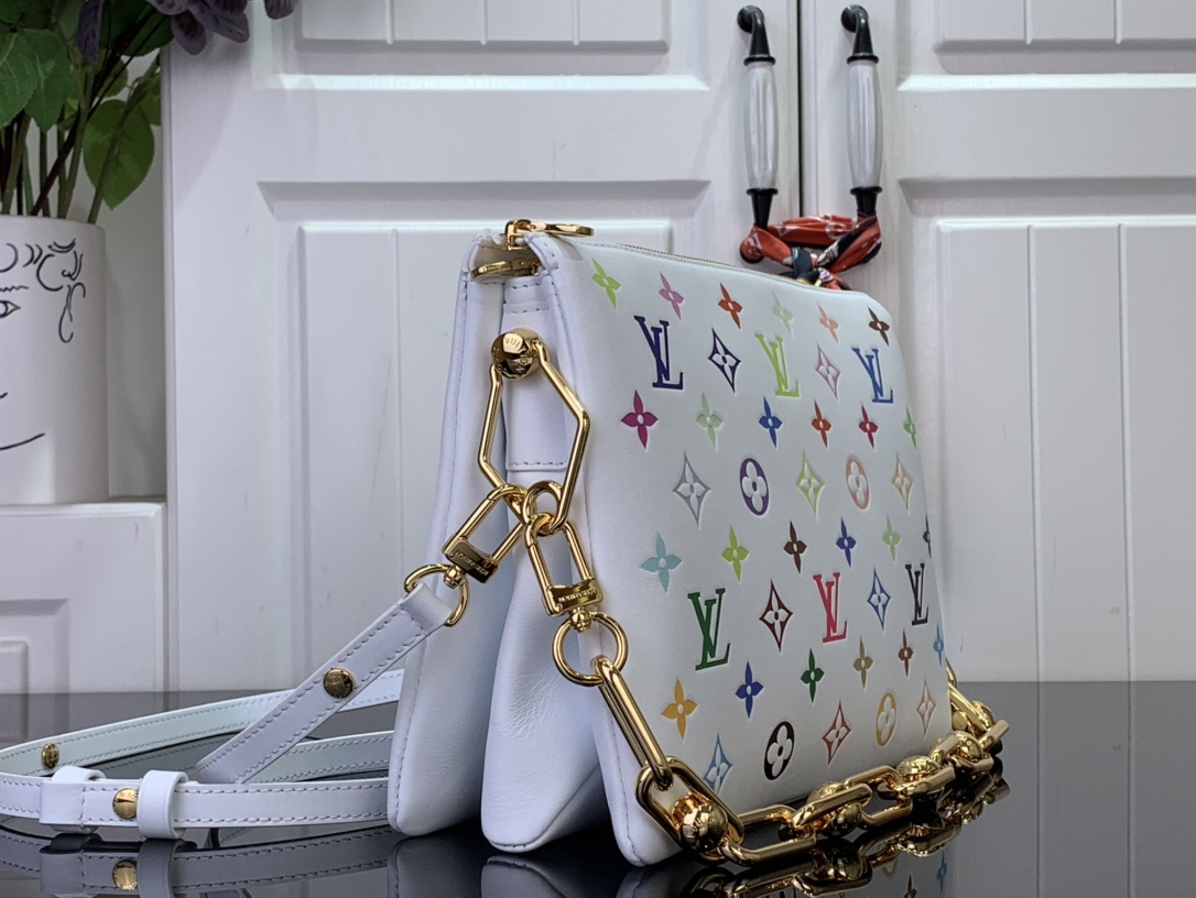 Louis Vuitton Coussin Bag Monogram Flower Embossed