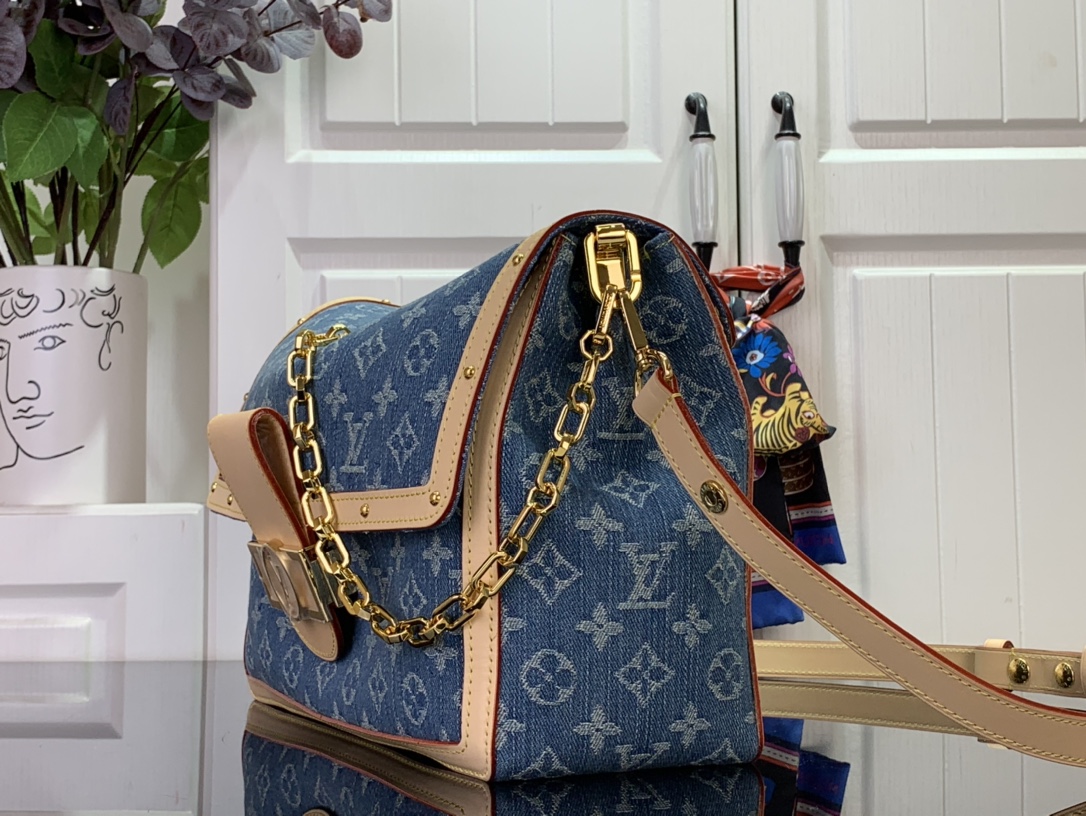 Louis Vuitton Dauphine Soft GM Monogram Denim - Bags and Small Leath