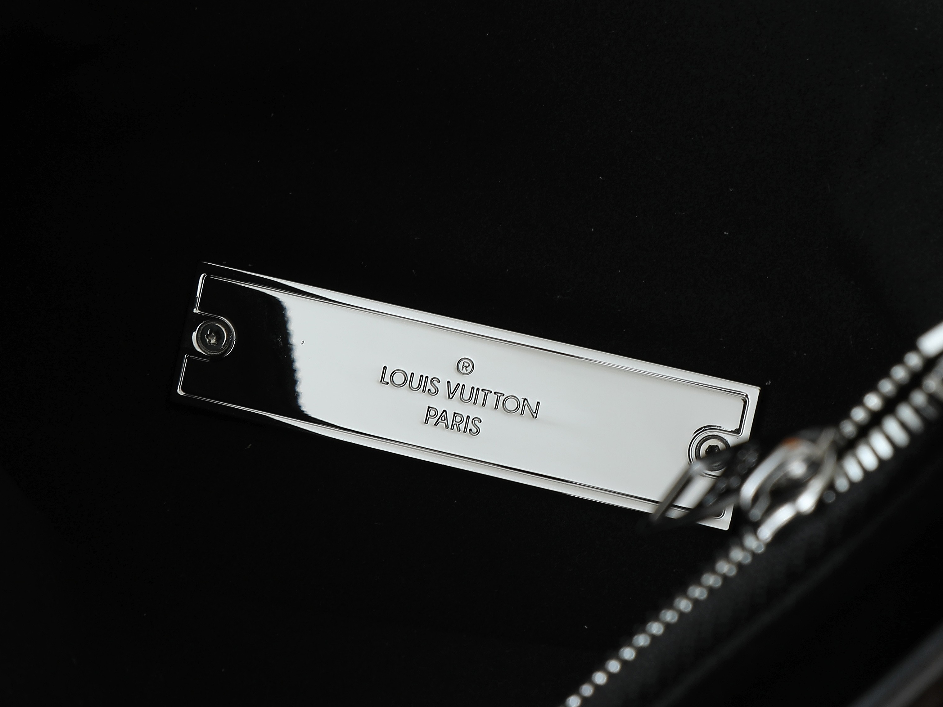 Louis Vuitton Dauphine Soft MM black lambskin bag