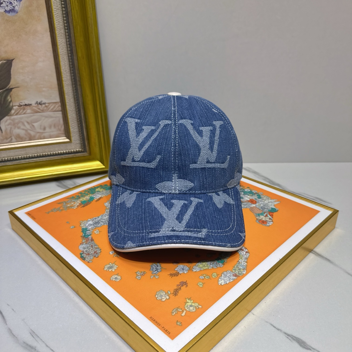 monogram Louis Vuitton Denim Cap - Louis Vuitton Denim Monogram Cap