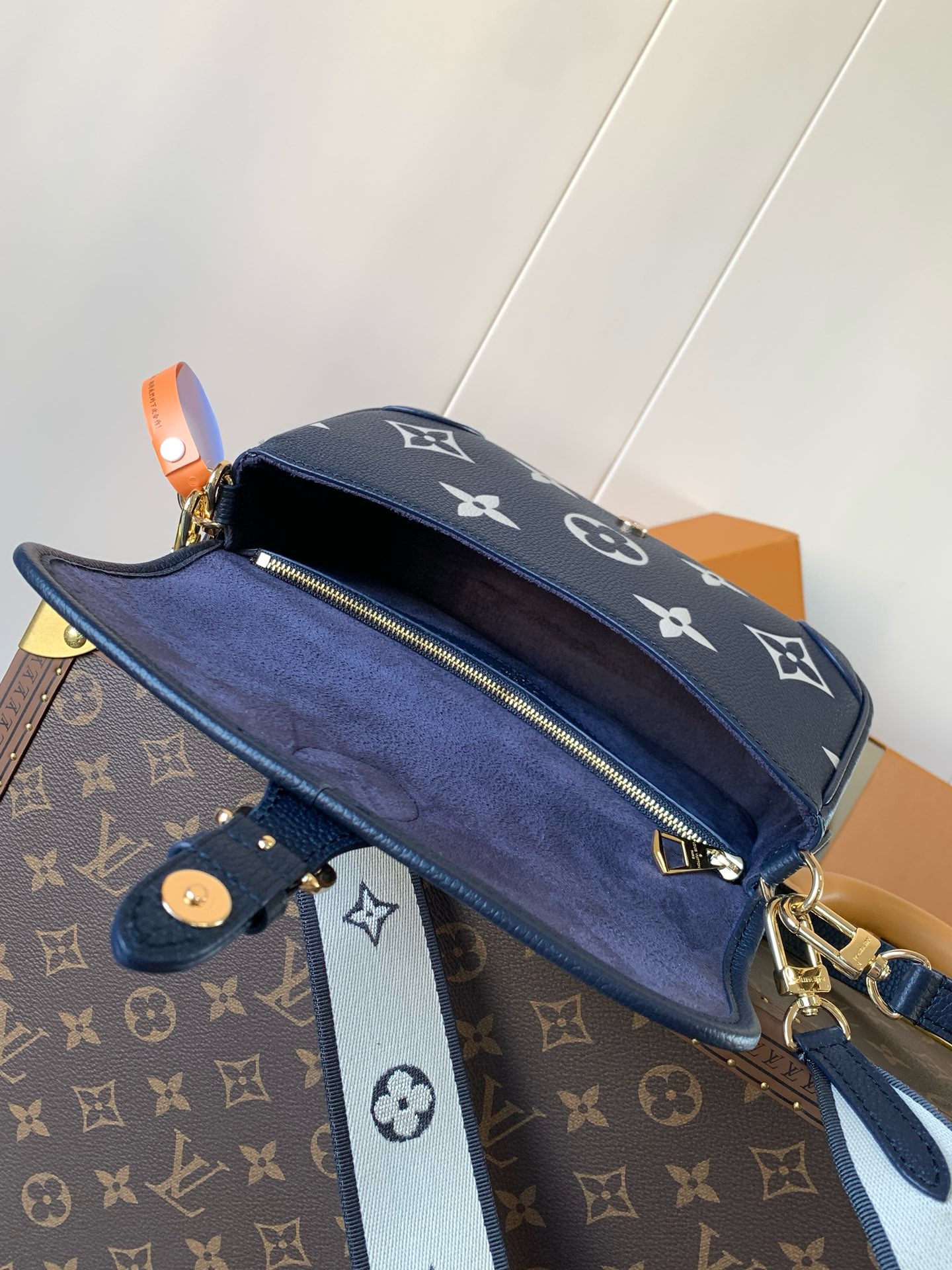 Louis Vuitton Diane Bicolor Empreinte Navy