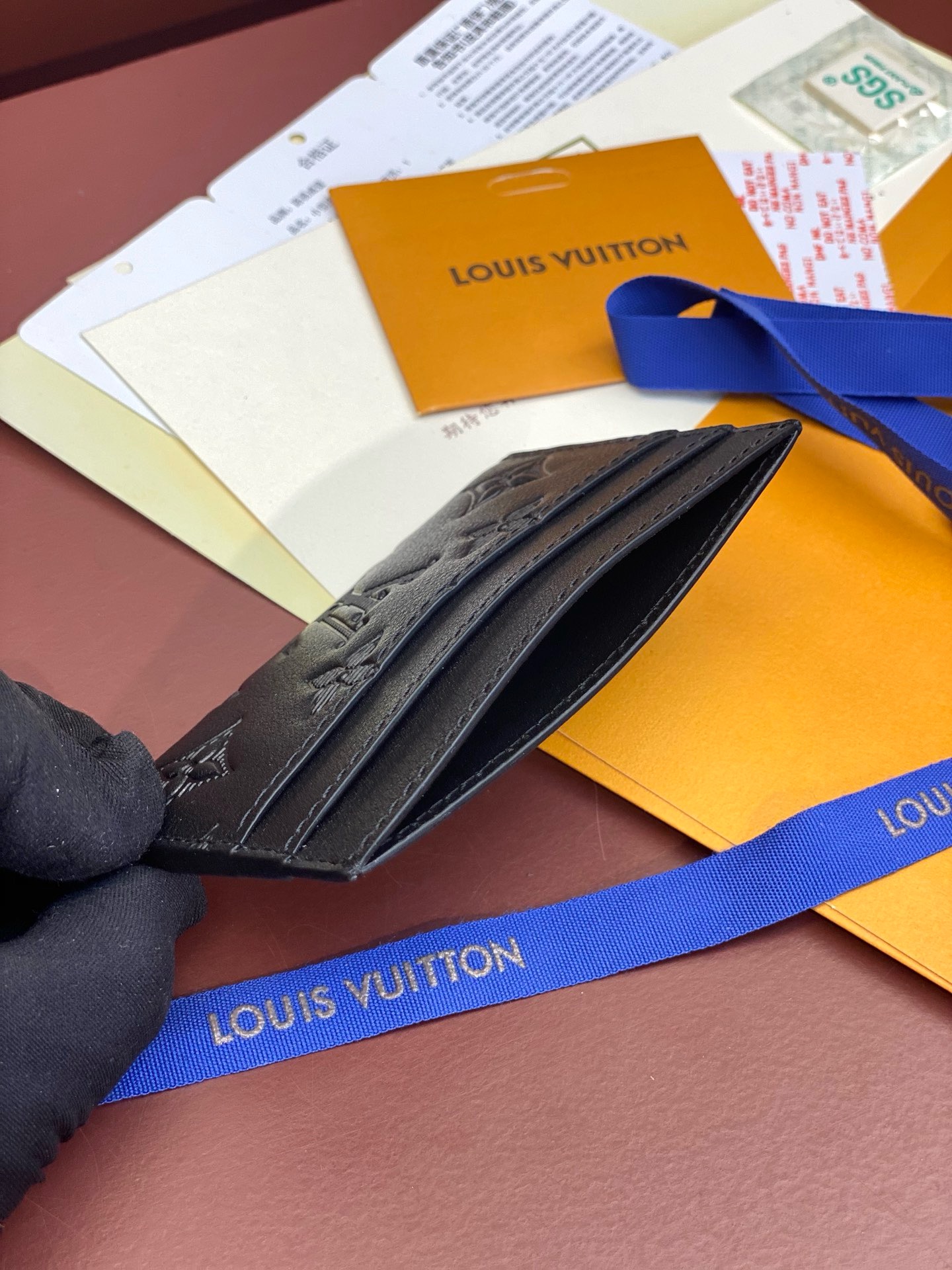 Louis Vuitton Double Card Holder ‘Black’