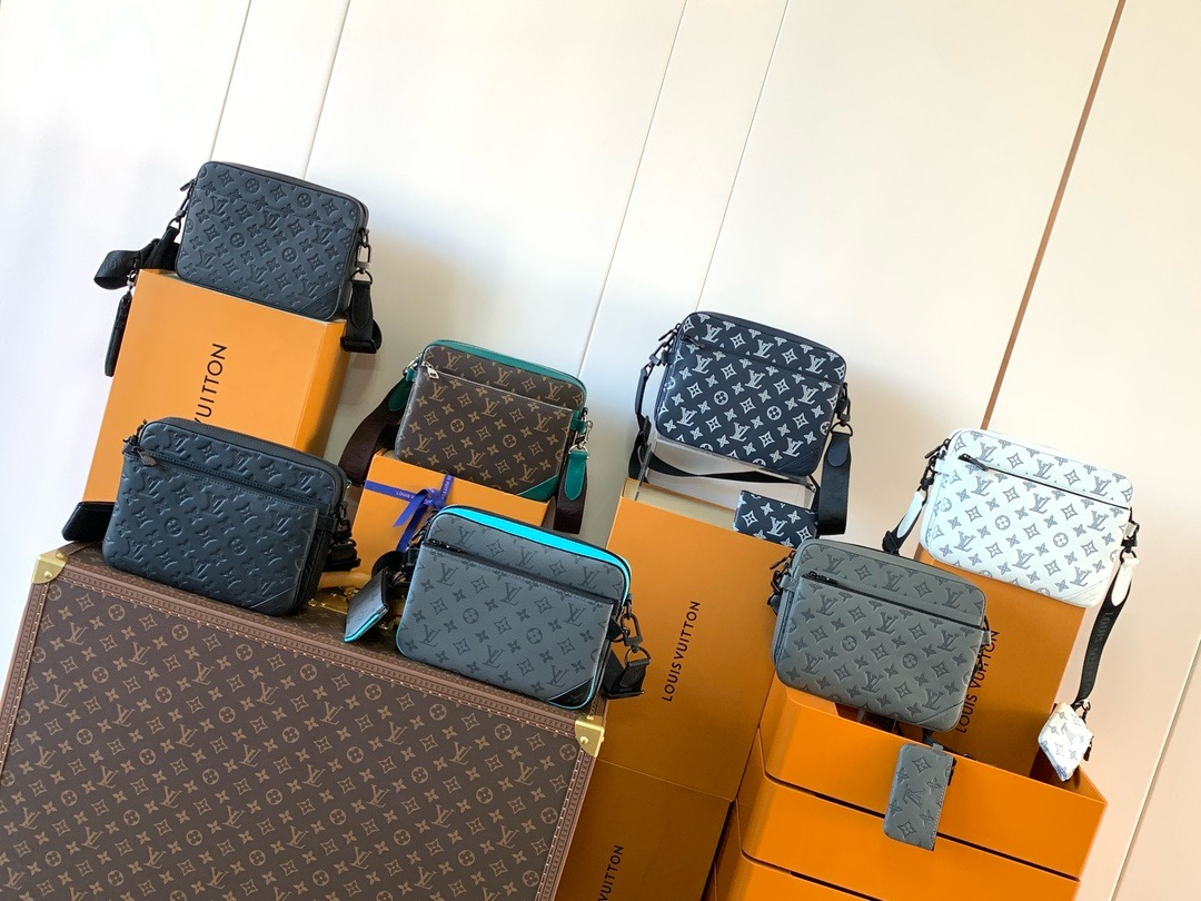 Louis Vuitton Duo Messenger Shadow Monogram Sling Bag