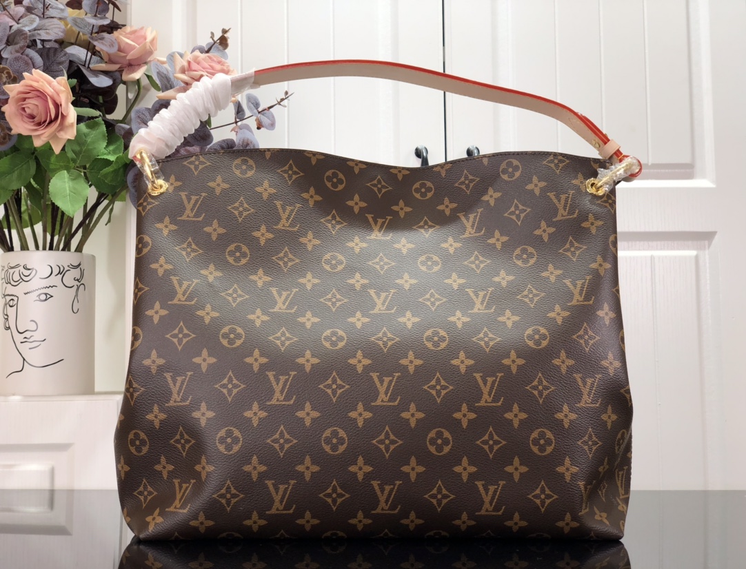 Louis Vuitton Graceful PM Brown Leather