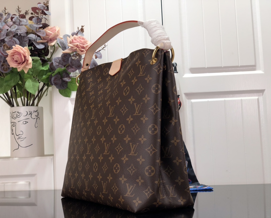 Louis Vuitton Graceful PM Brown Leather