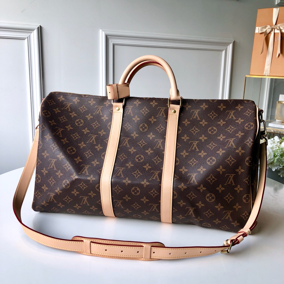 LOUIS VUITTON Keepall Bandoulière 45 Monogram Canvas - Travel