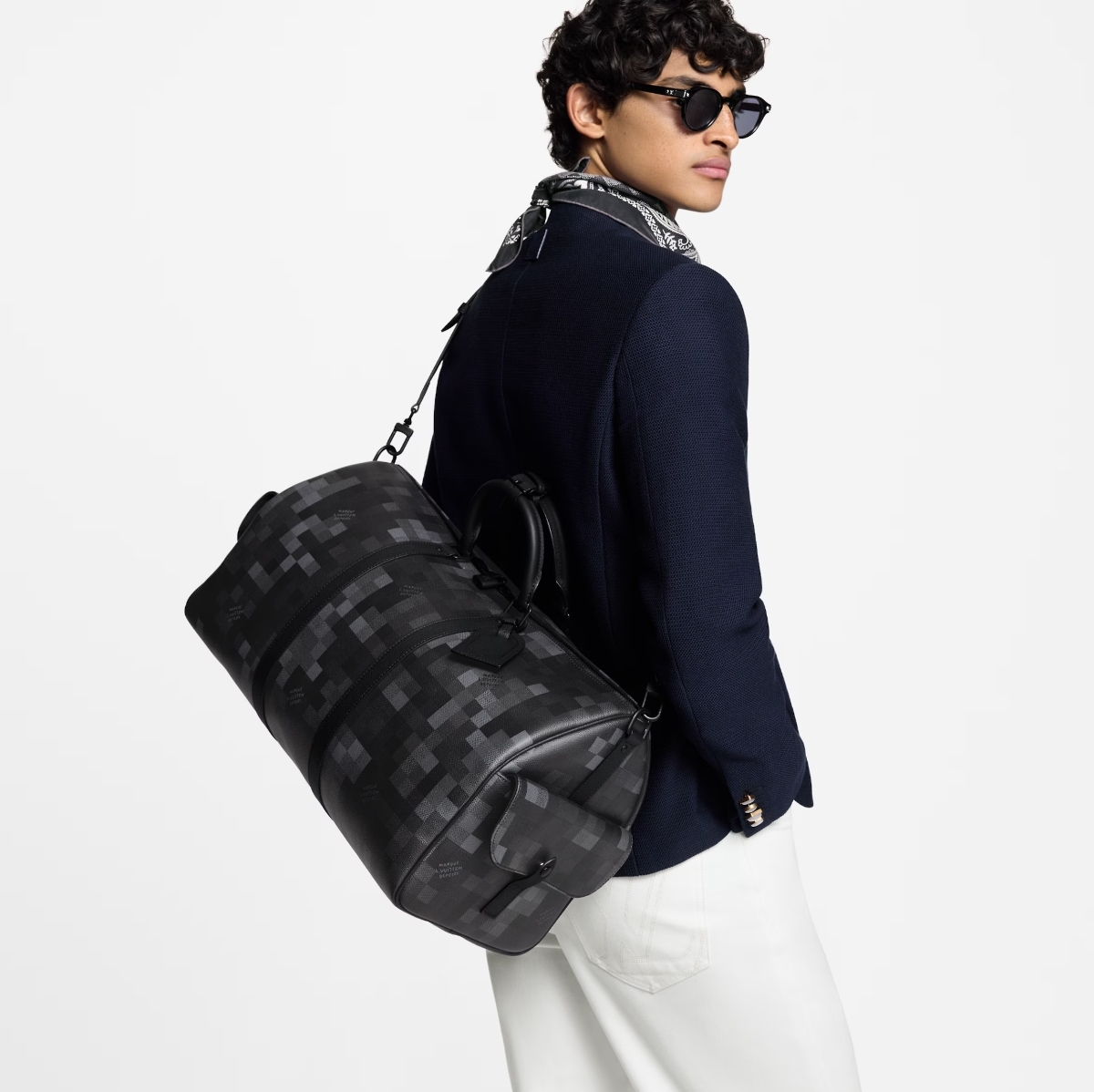 Louis Vuitton Keepall Bandoulière 55 Damier Graphite Canvas