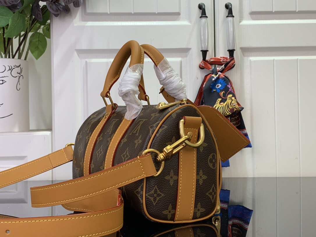 Louis Vuitton Keepall Cargo Bag 25 G69 Brown