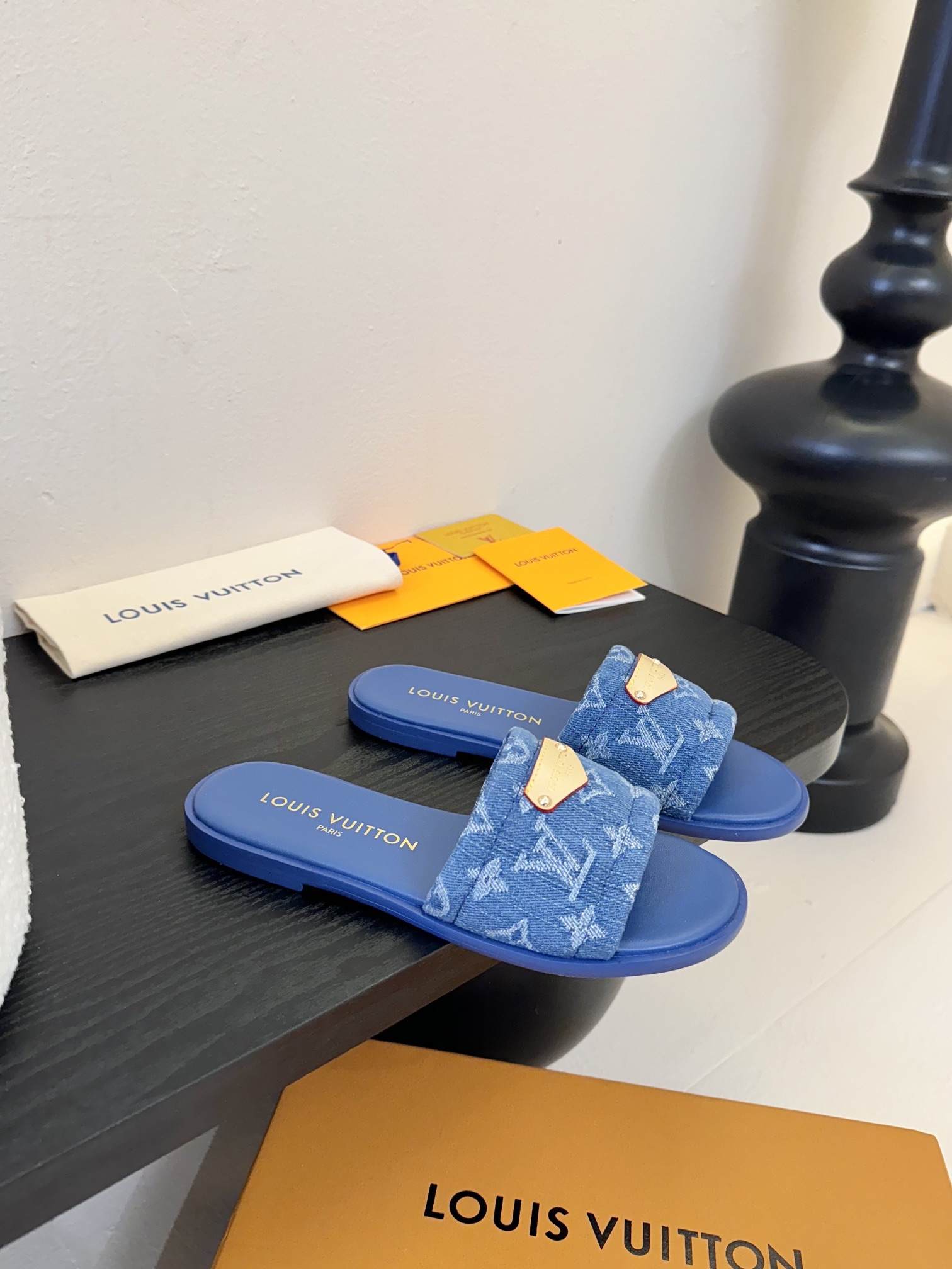 Louis Vuitton Lily Flat Mule  Colors blue