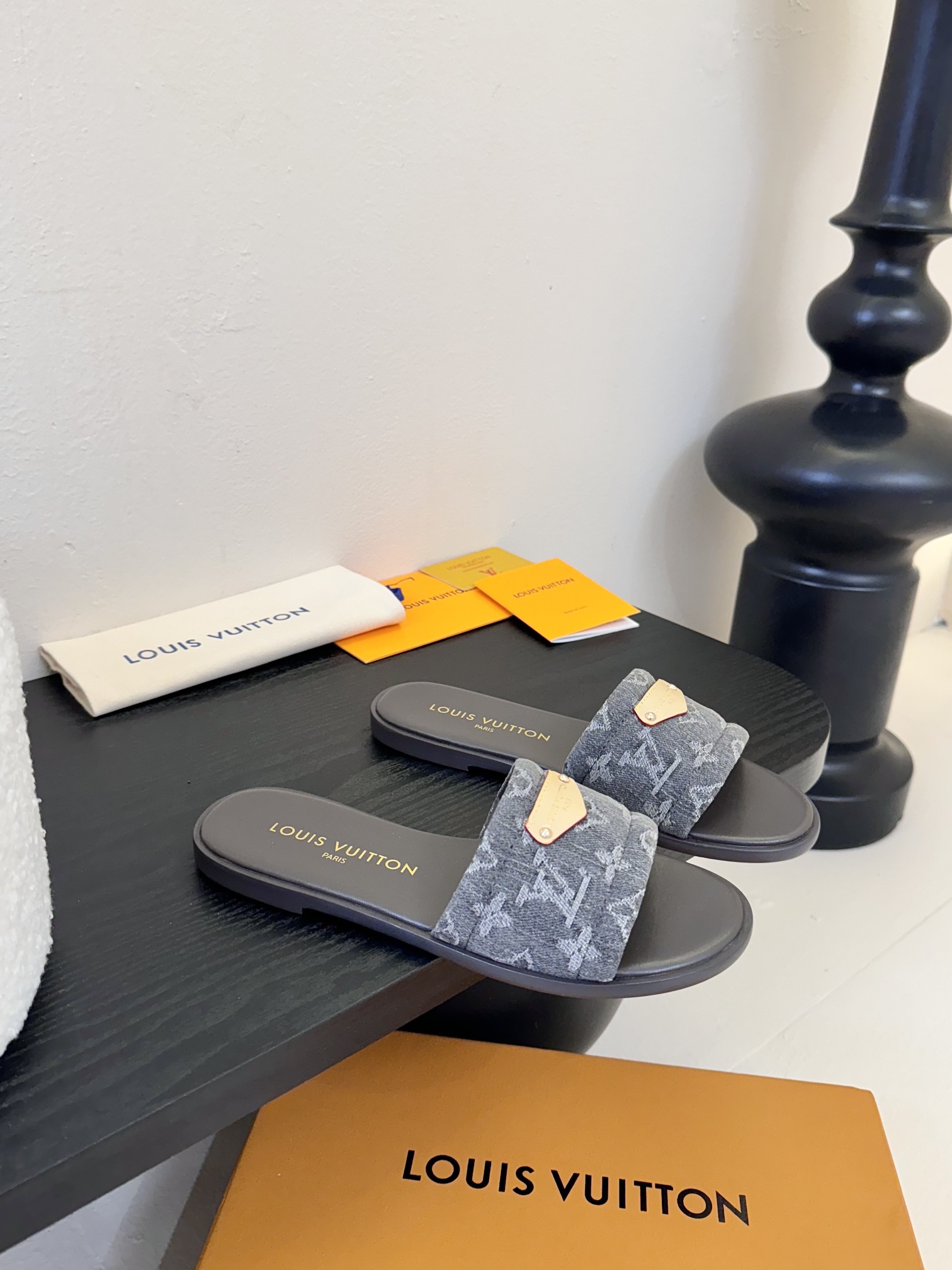 Louis Vuitton Lily Flat Mule  Colors grey