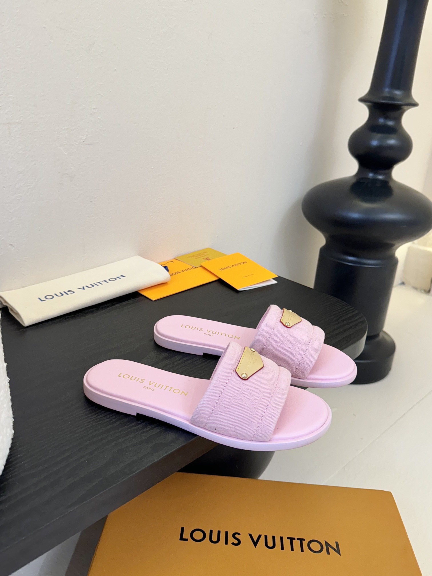 Louis Vuitton Lily Flat Mule  Colors Pink