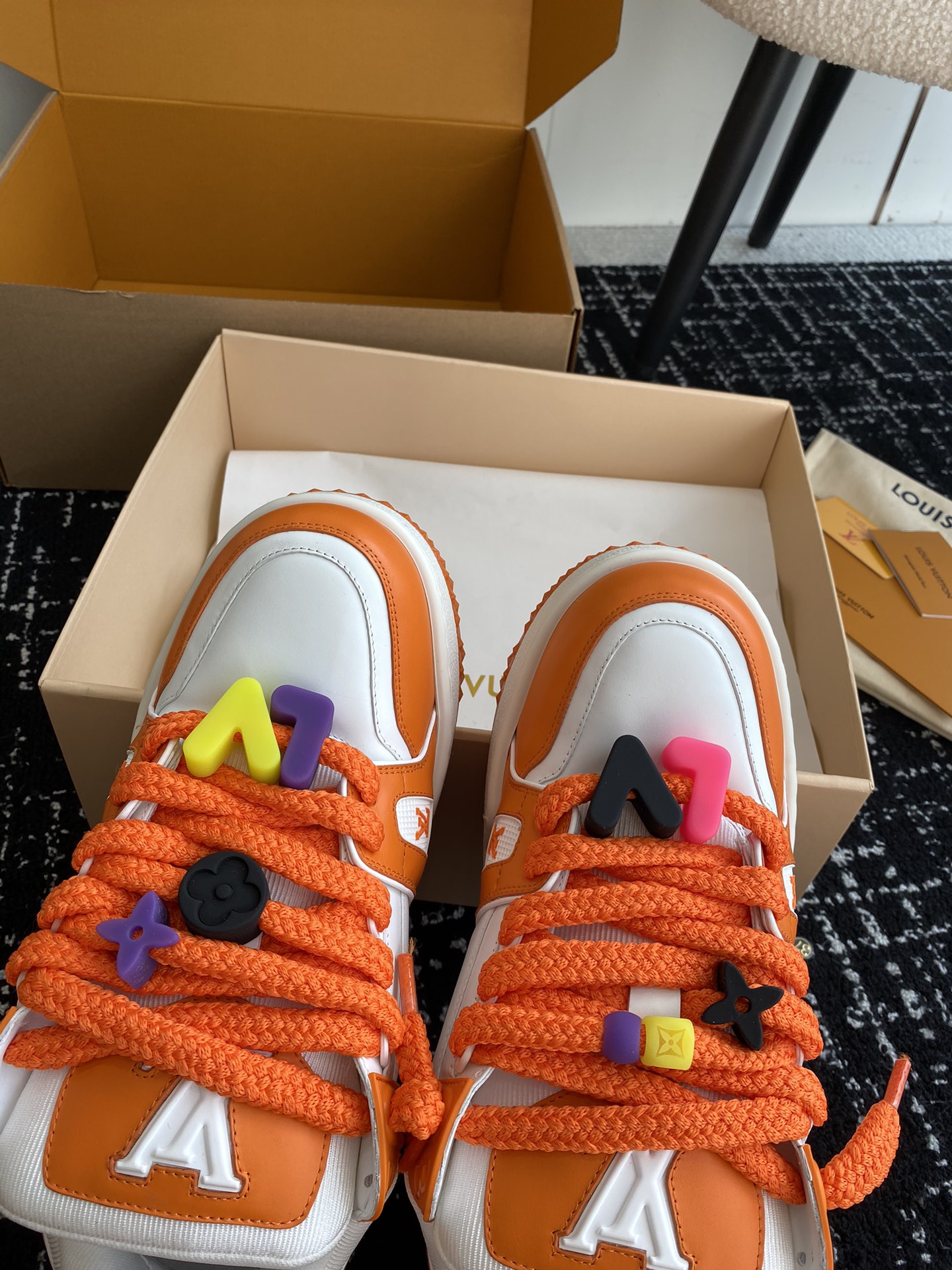 Louis Vuitton  Louis Vuitton Trainer Maxi Low-Top Fashion Sneakers 0079