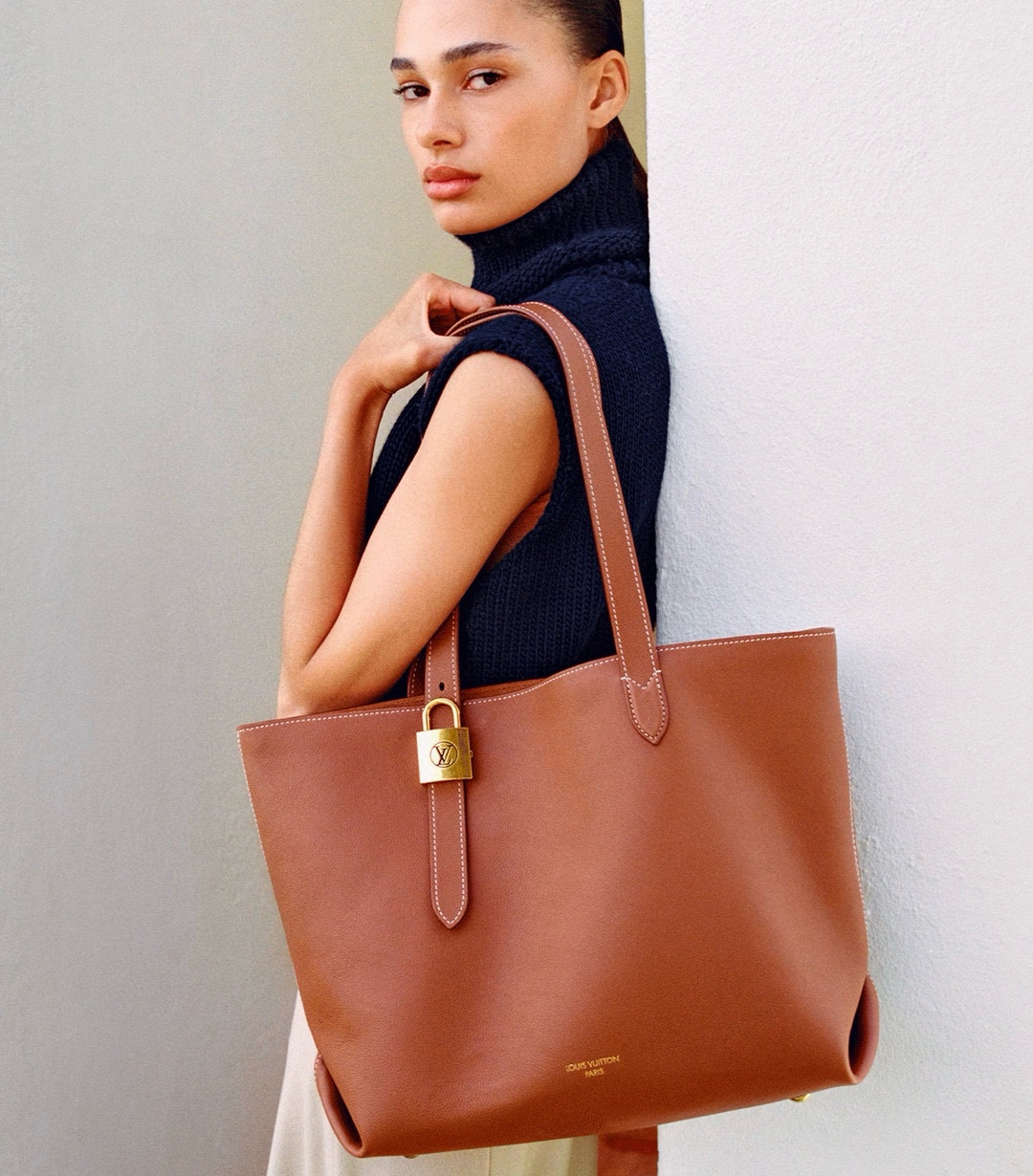 LOUIS VUITTON Low Key Cabas MM Low Key Bag Brown