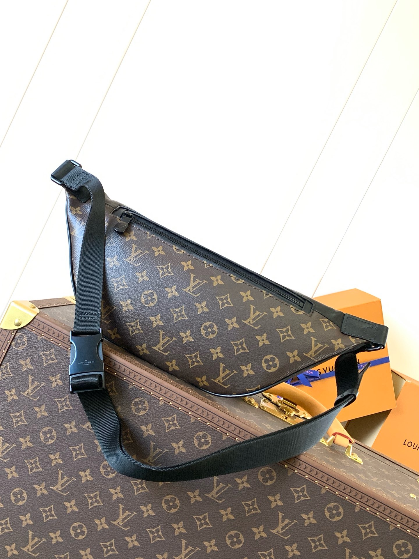 Louis Vuitton LV Christopher Bumbag Macassar Monogram Canvas Brown Fanny Pack