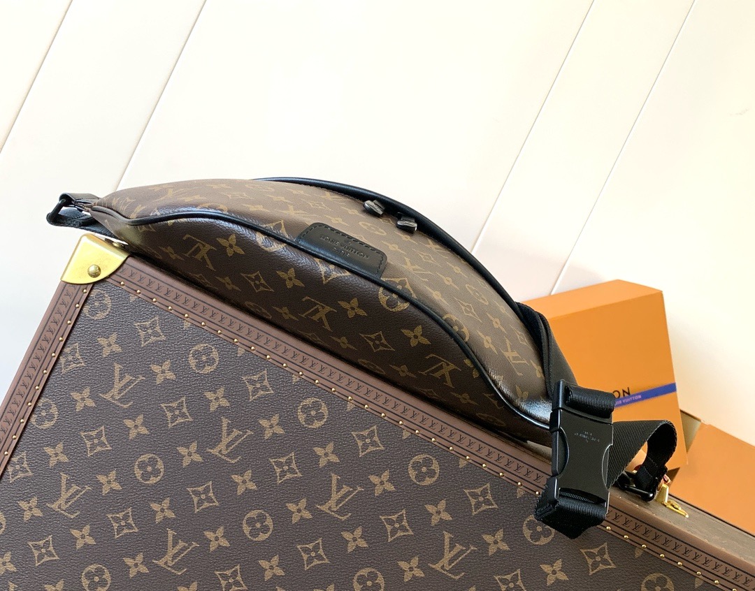 Louis Vuitton LV Christopher Bumbag Macassar Monogram Canvas Brown Fanny Pack