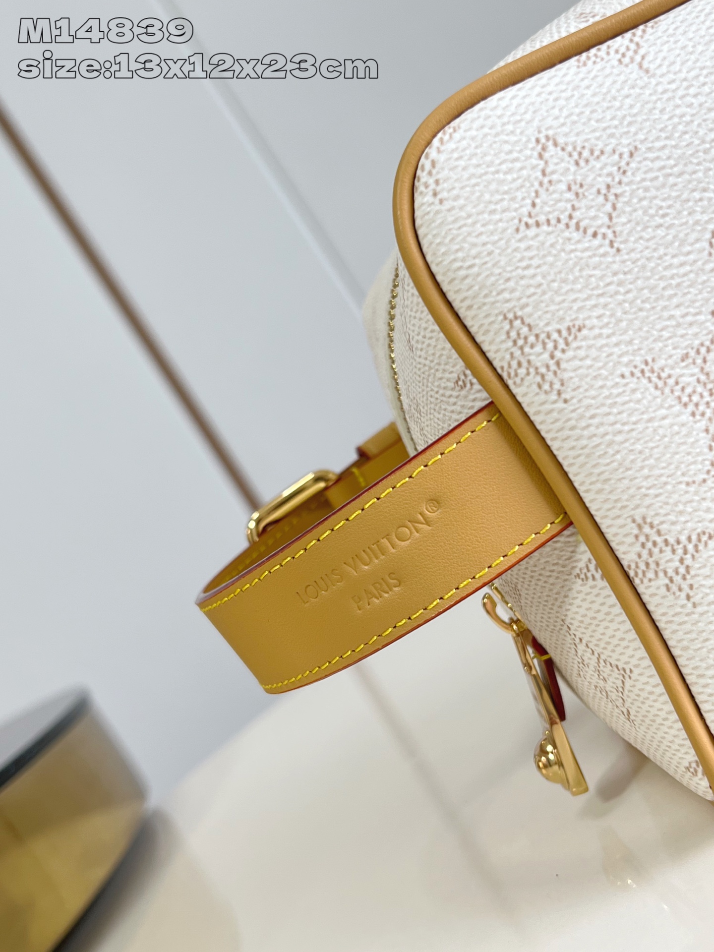 Louis Vuitton LV Monogram Clutch Bag White