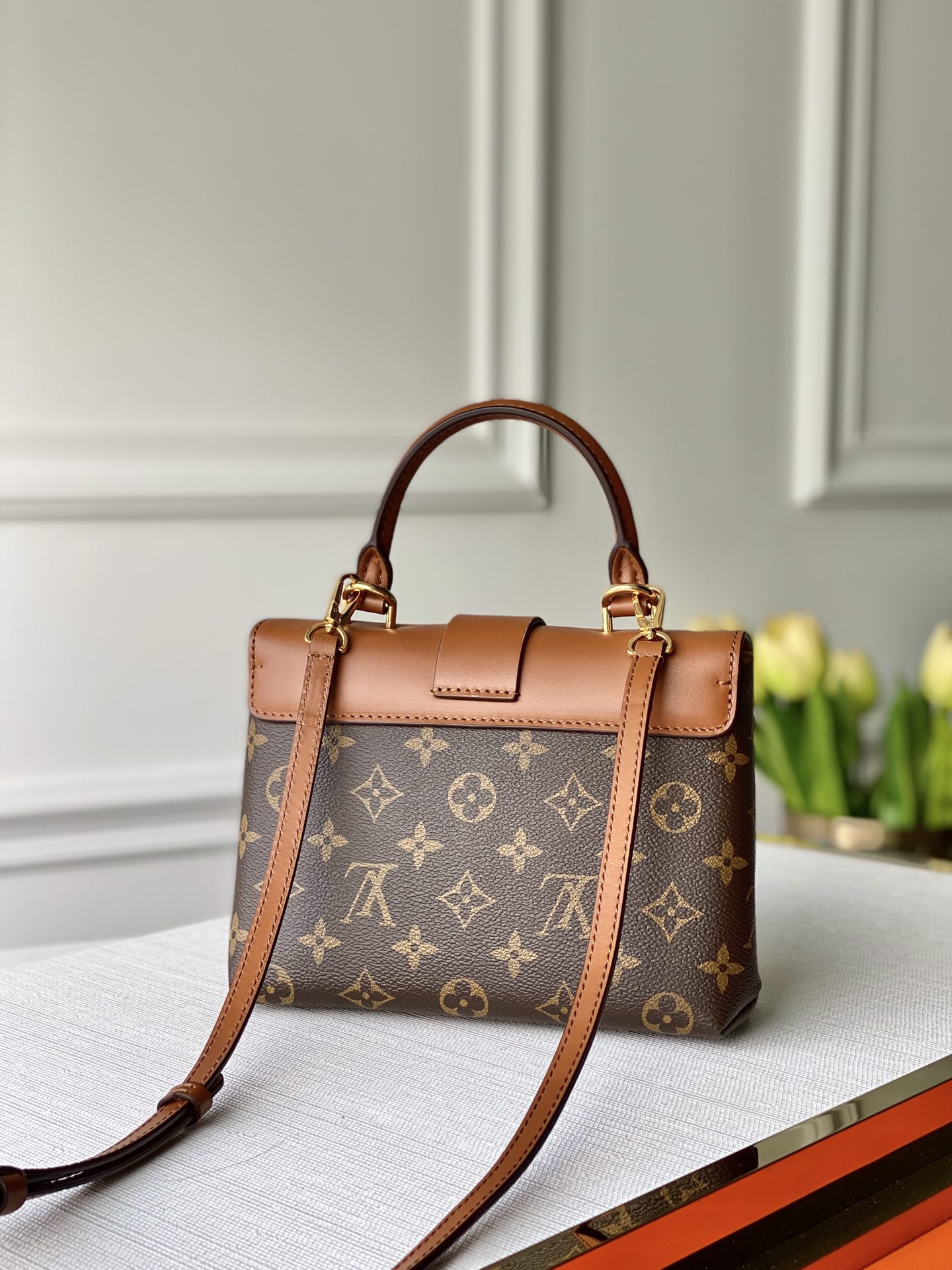 Louis Vuitton LV Monogram Locky BB - Brown Handle Bag
