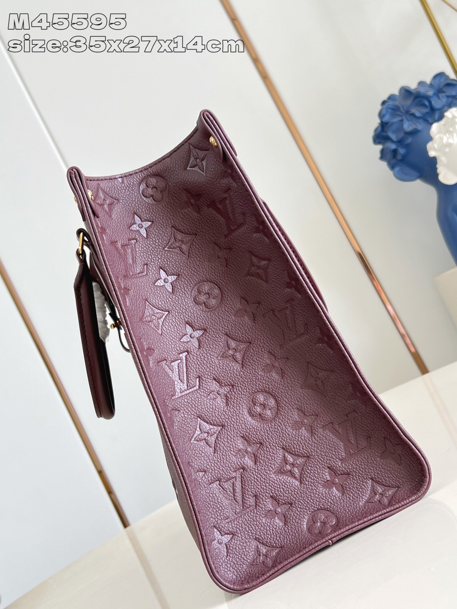 Louis Vuitton LV Monogram OnTheGo MM – Burgundy Totes