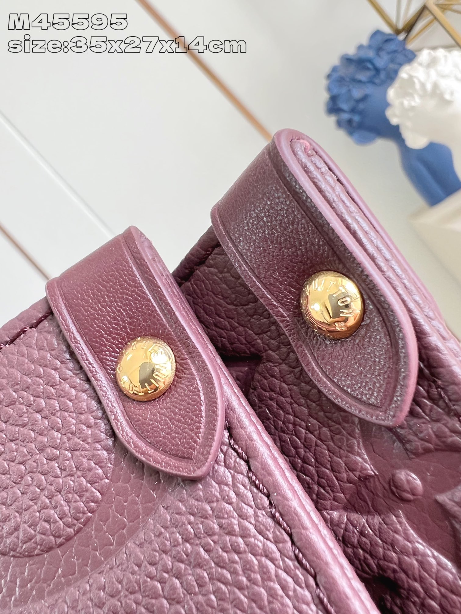 Louis Vuitton LV Monogram OnTheGo MM – Burgundy Totes