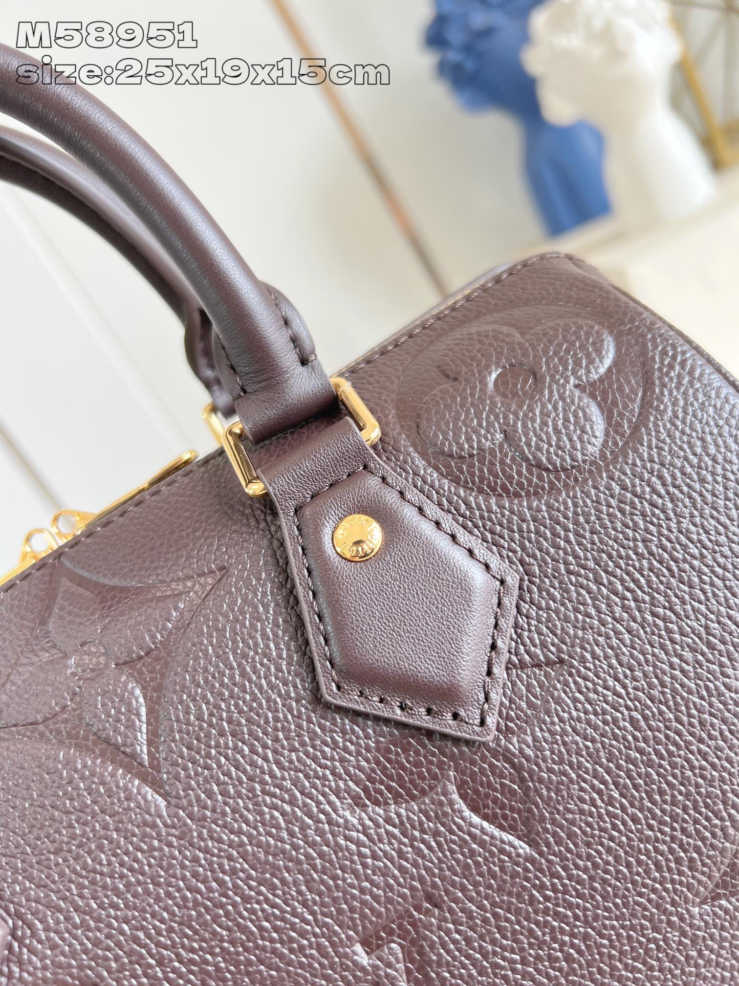 Louis Vuitton LV Monogram Speedy Bandouliere 25 - Brown Handle Bags, Handbags