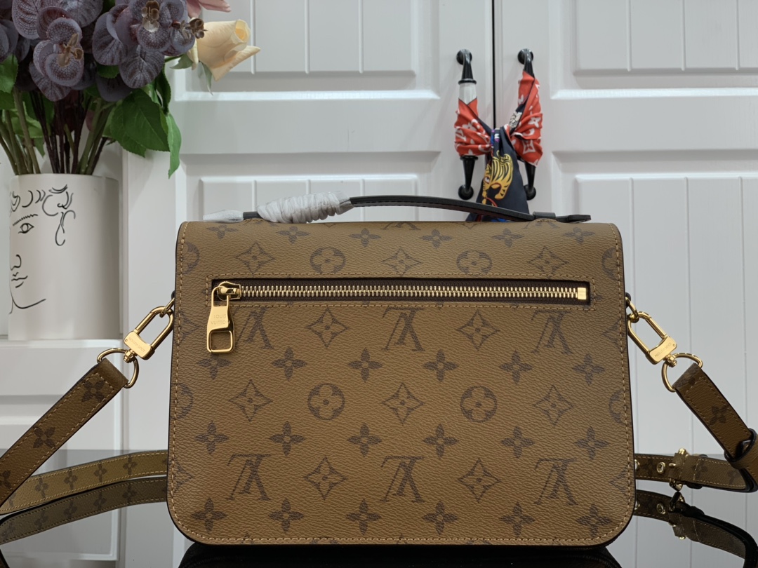 LOUIS VUITTON LV Pochette Metis 2 Way Shoulder Bag M44876 Monogram Reverse Brown