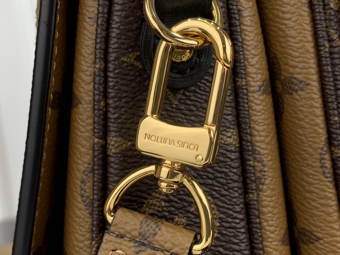 LOUIS VUITTON LV Pochette Metis 2 Way Shoulder Bag M44876 Monogram Reverse Brown